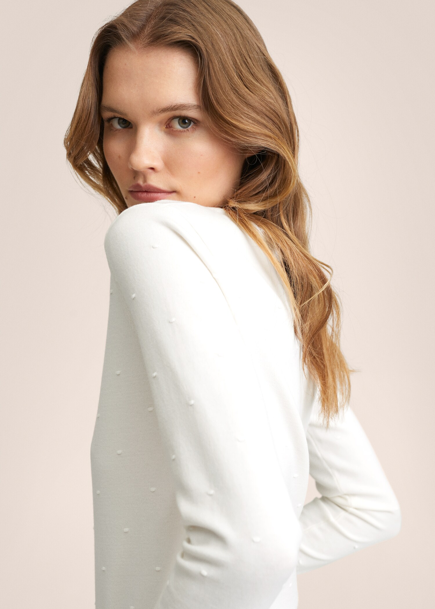 Knit embroidered sweater - Details of the article 1