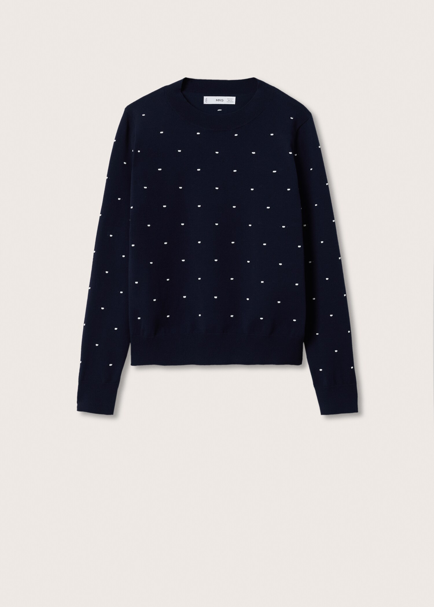 Knit embroidered sweater - Article without model