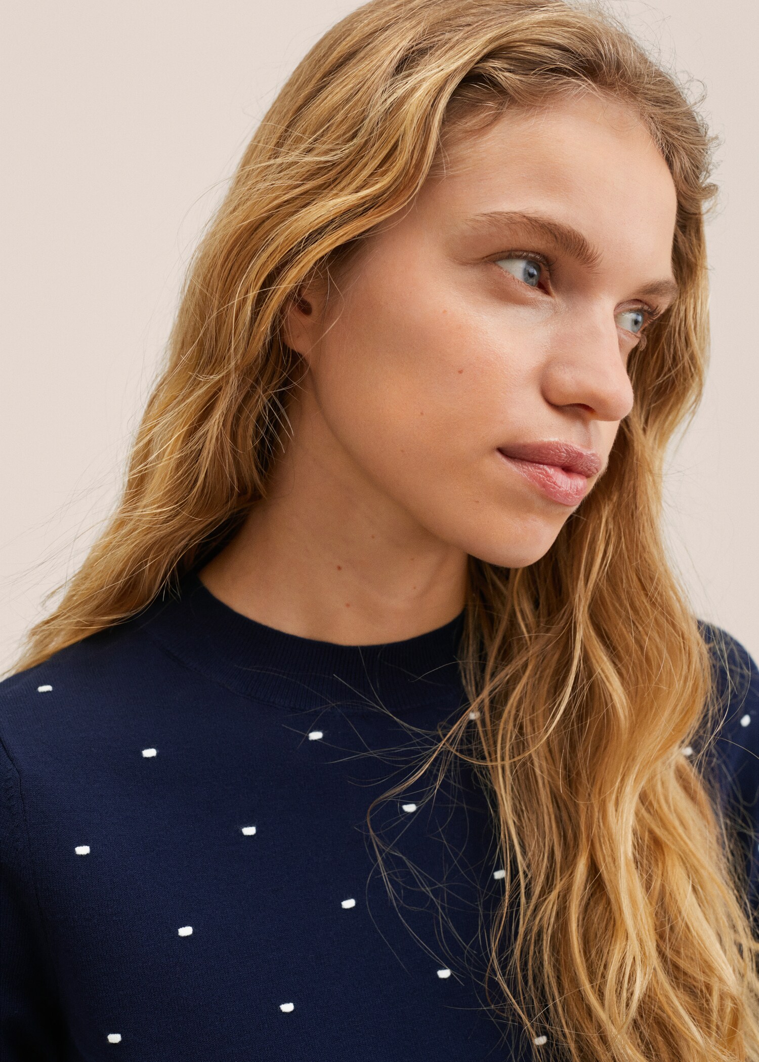 Knit embroidered sweater - Details of the article 1