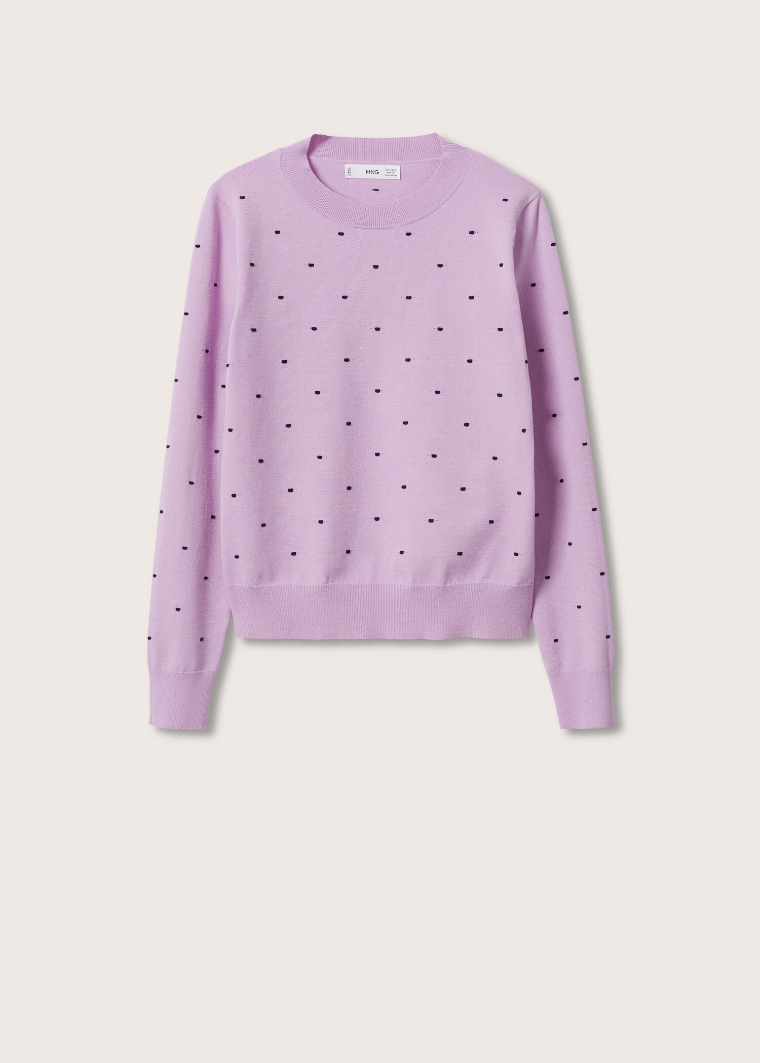 Knit embroidered sweater - Article without model