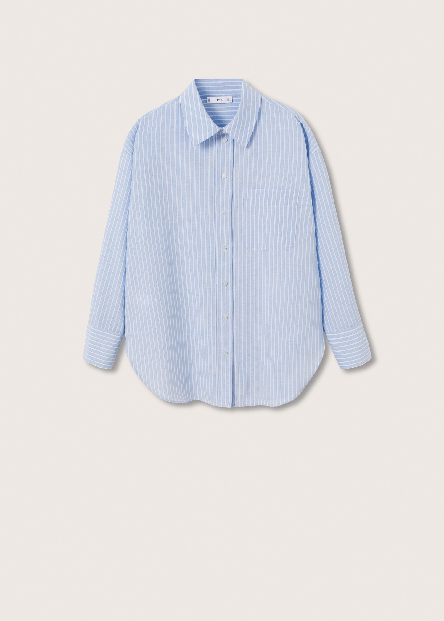 Oversize cotton shirt - Article without model