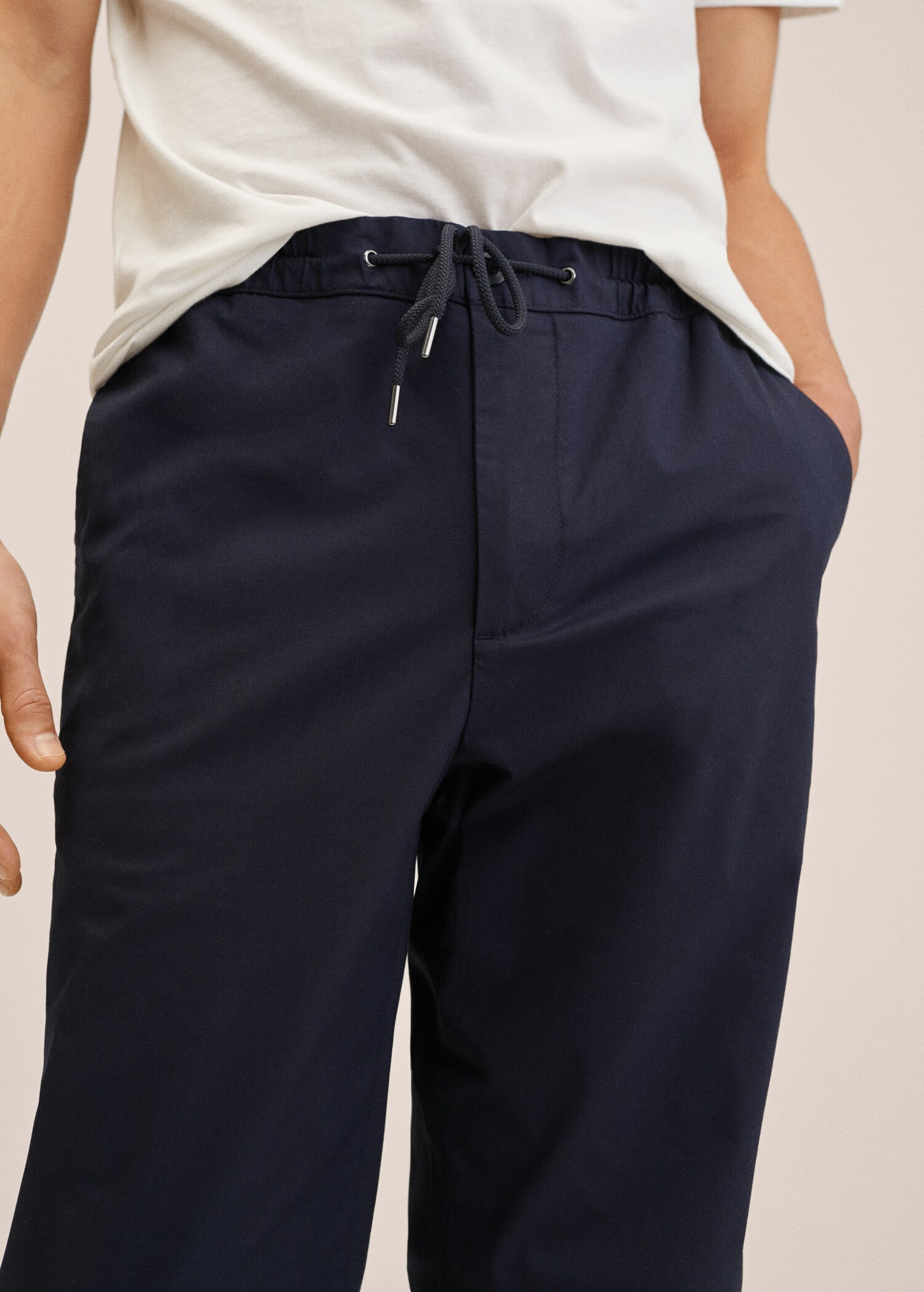 Pantalón algodón cintura elástica - Detalle del artículo 1