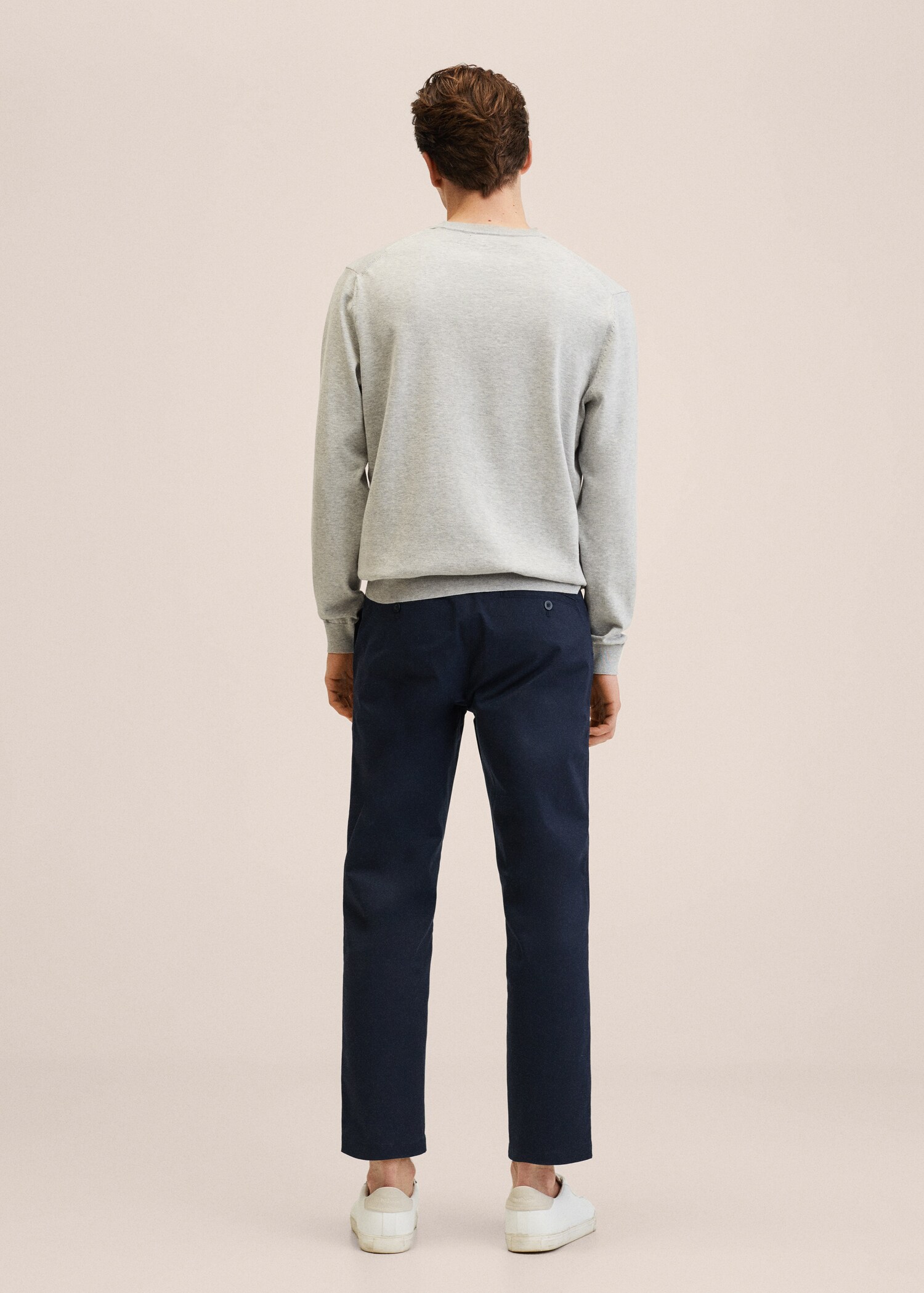Cotton chinos - Reverse of the article