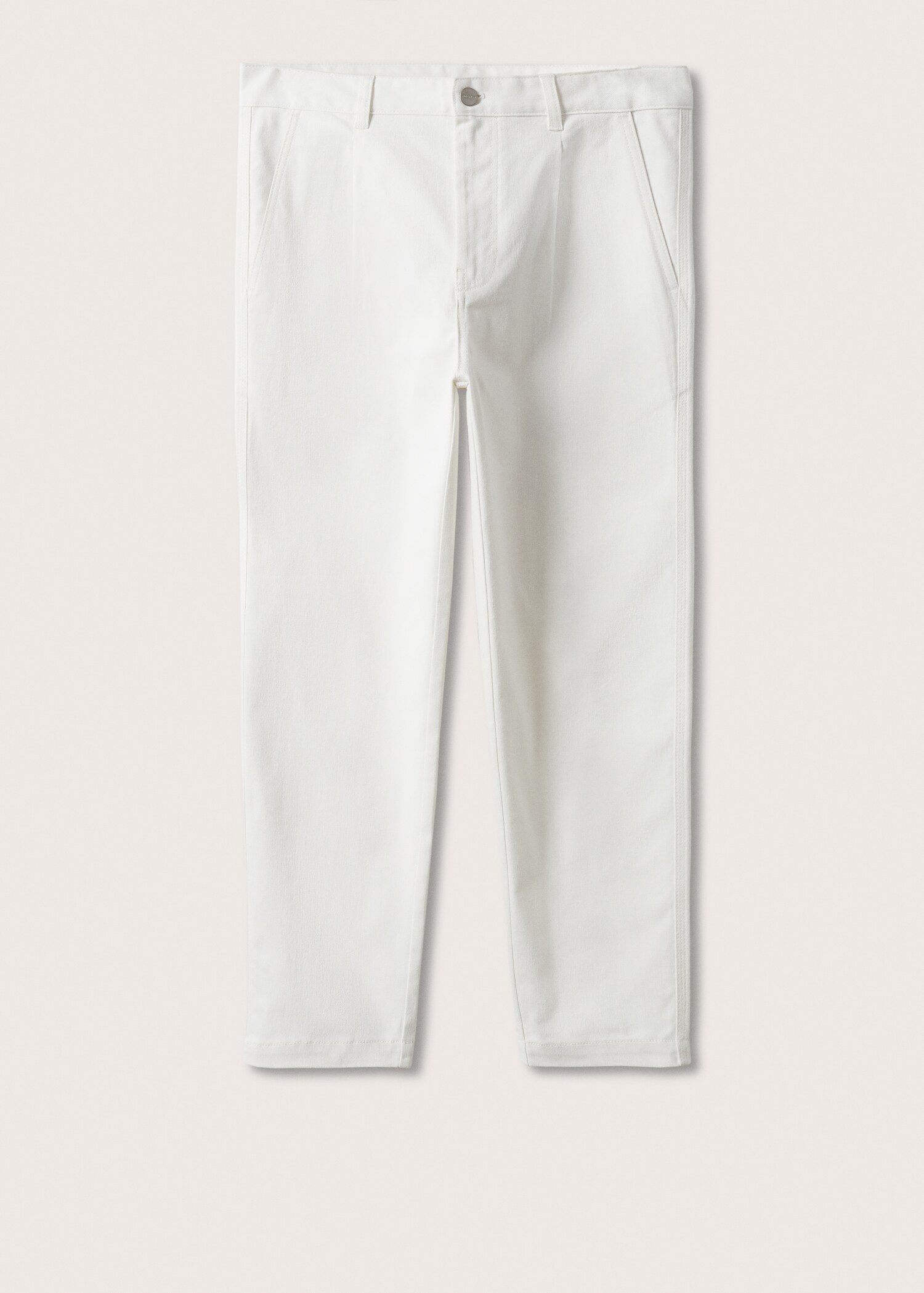 Slim-fit pleated jeans  - Article without model