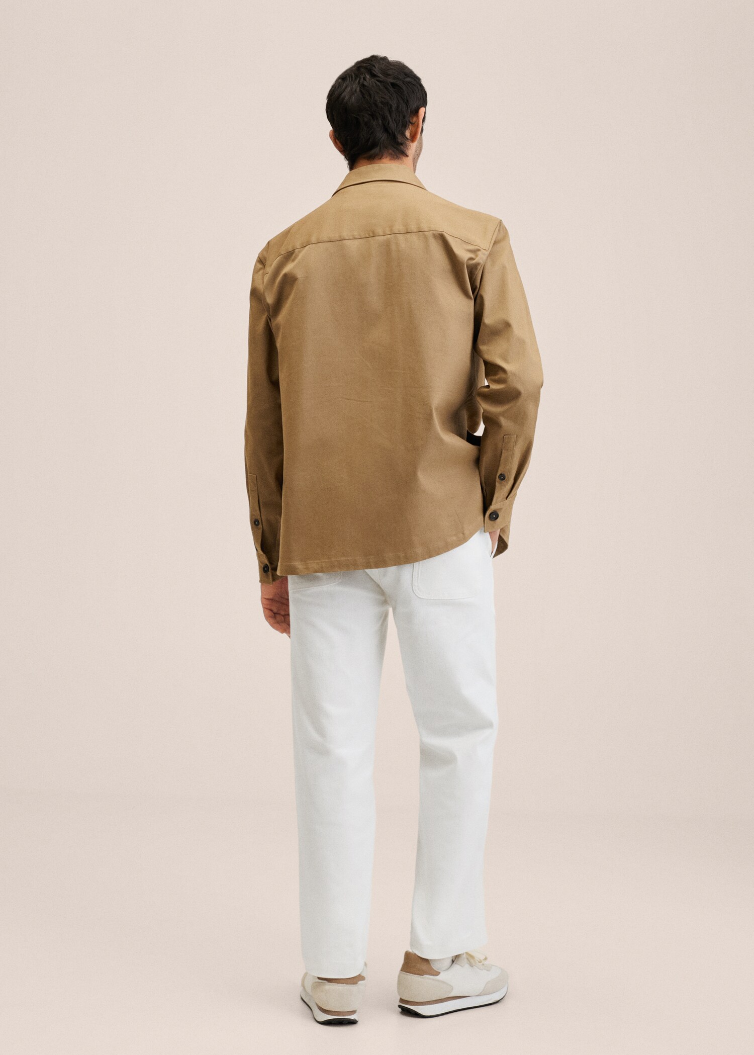 Slim-fit pleated jeans  - Reverse of the article
