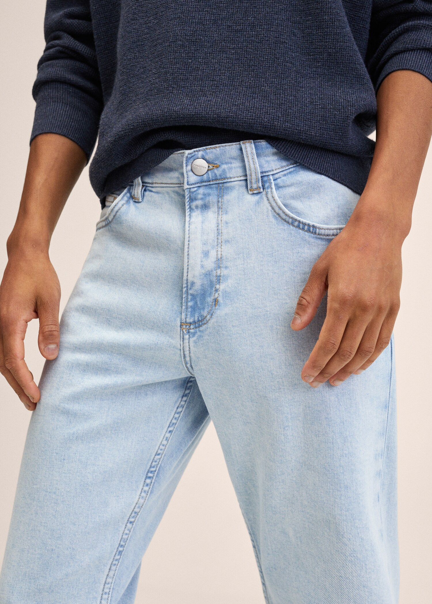 Ben tapered cropped jeans - Details of the article 1