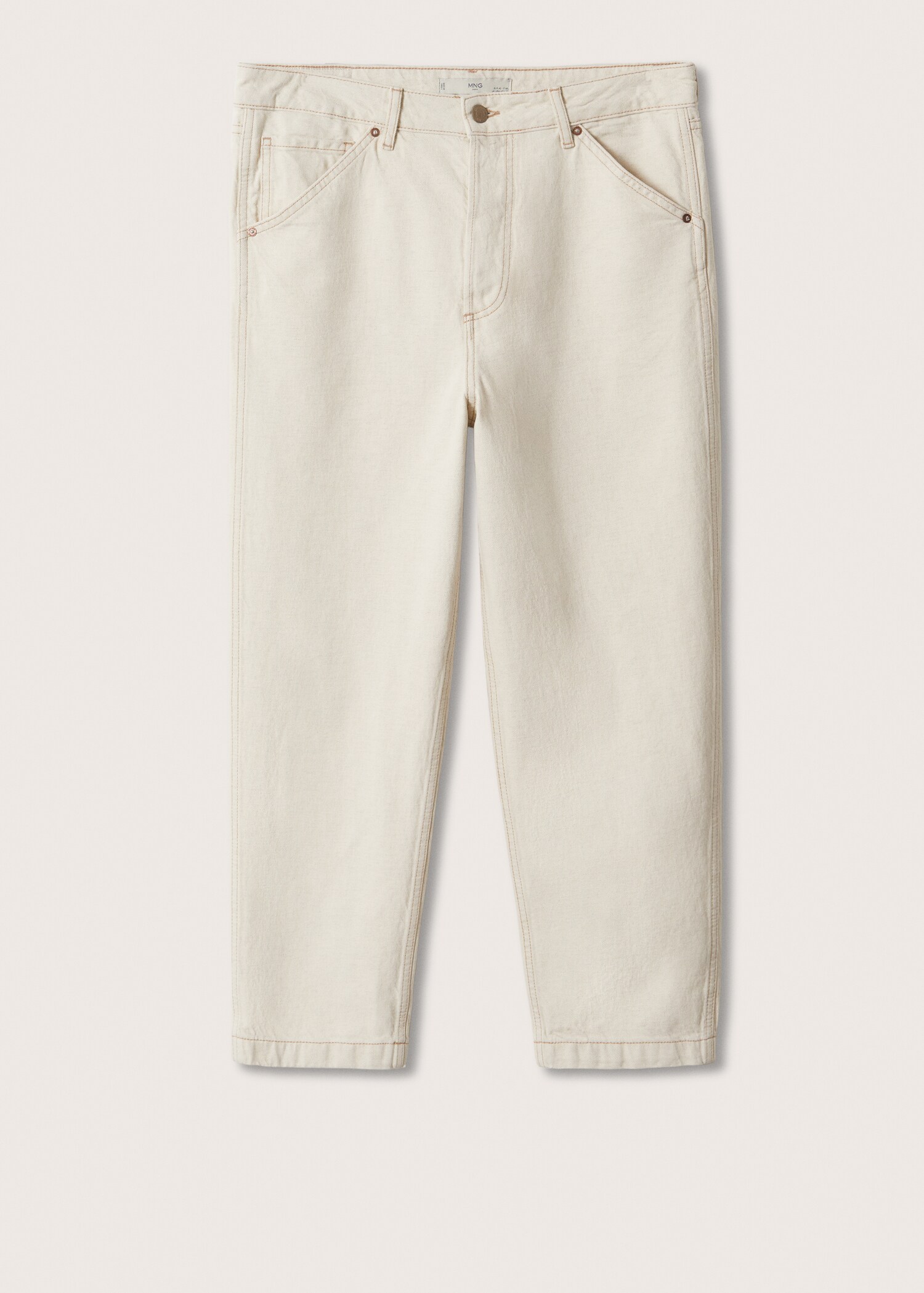Jeans tapered loose cropped  - Artículo sin modelo