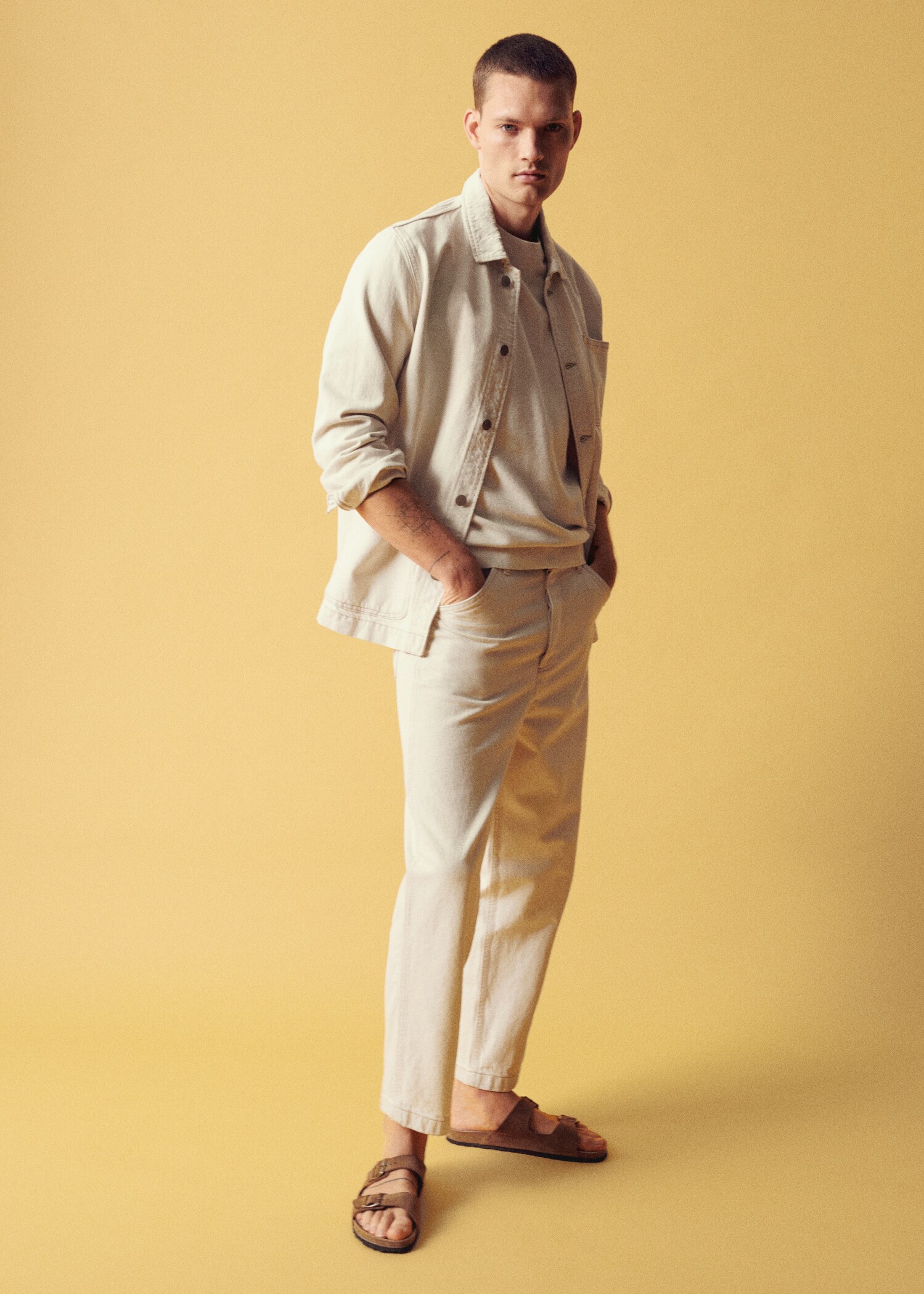 Jeans tapered loose cropped  - Detalle del artículo 4