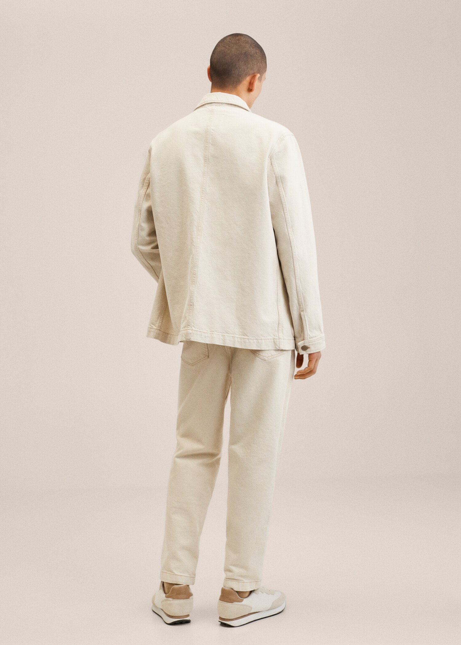 Jeans tapered loose cropped  - Reverso del artículo