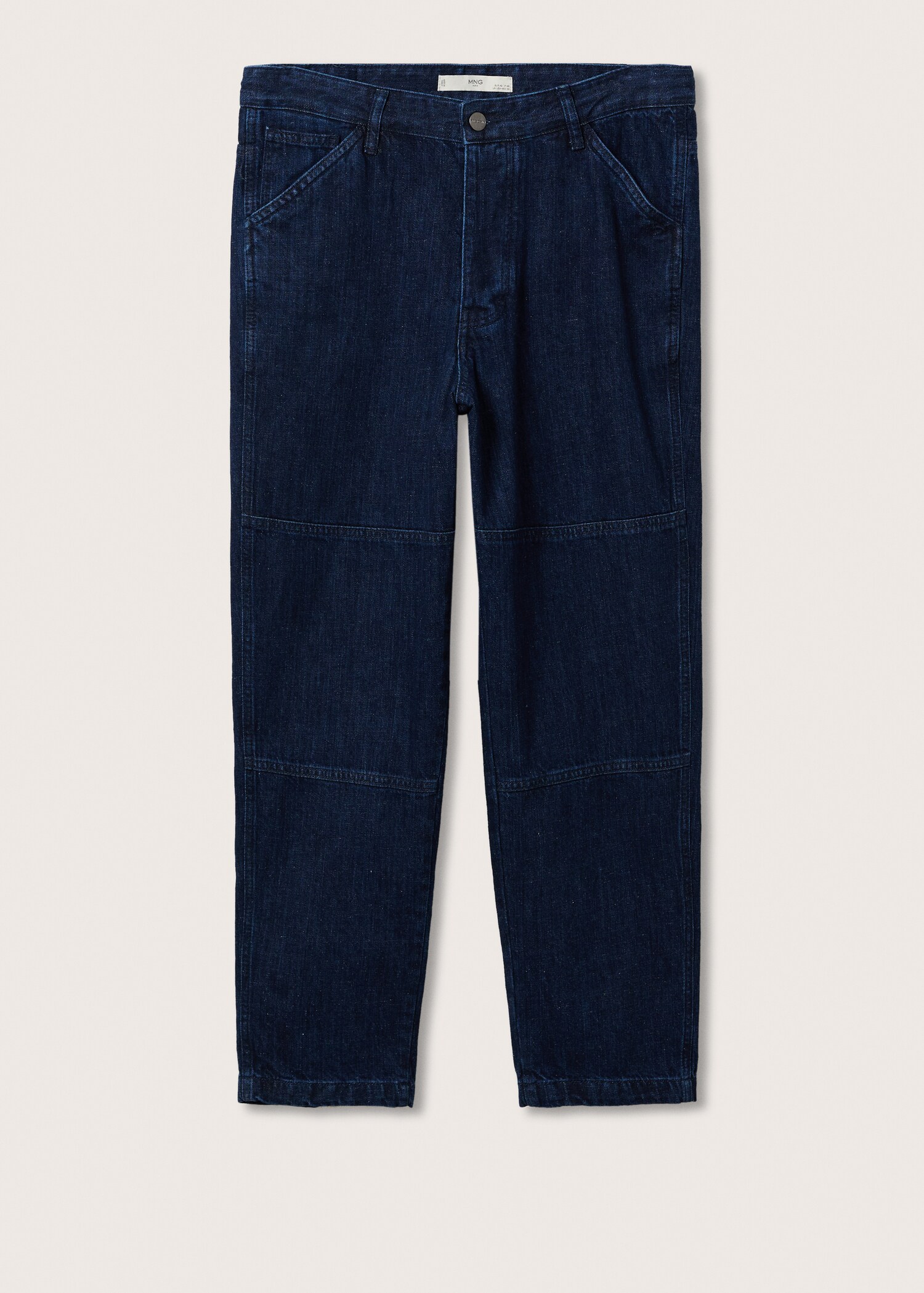 Tapered loose-fit cropped jeans  - Article without model