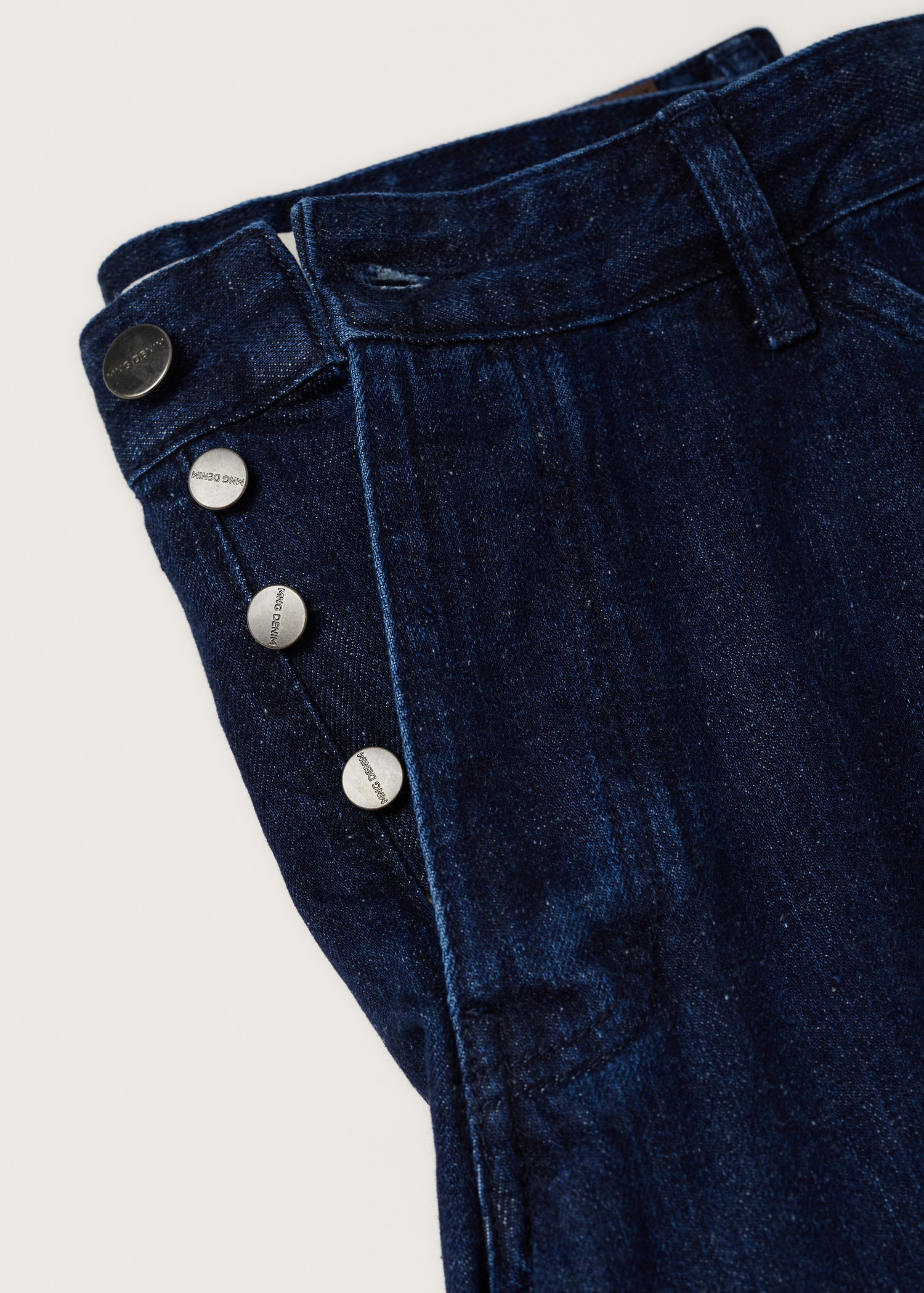 Tapered loose-fit cropped jeans  - Details of the article 7