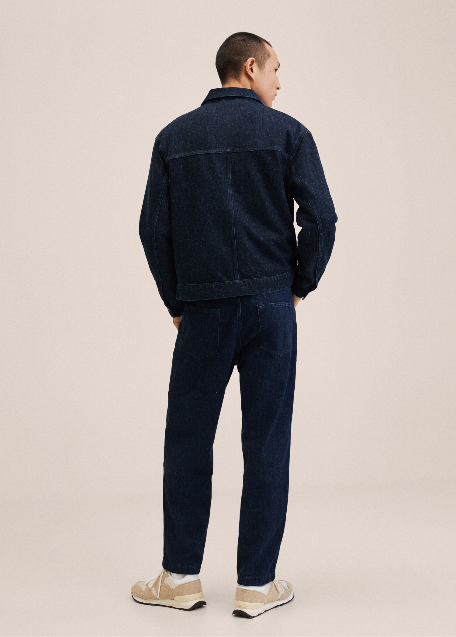 Tapered loose-fit cropped jeans  - Reverse of the article
