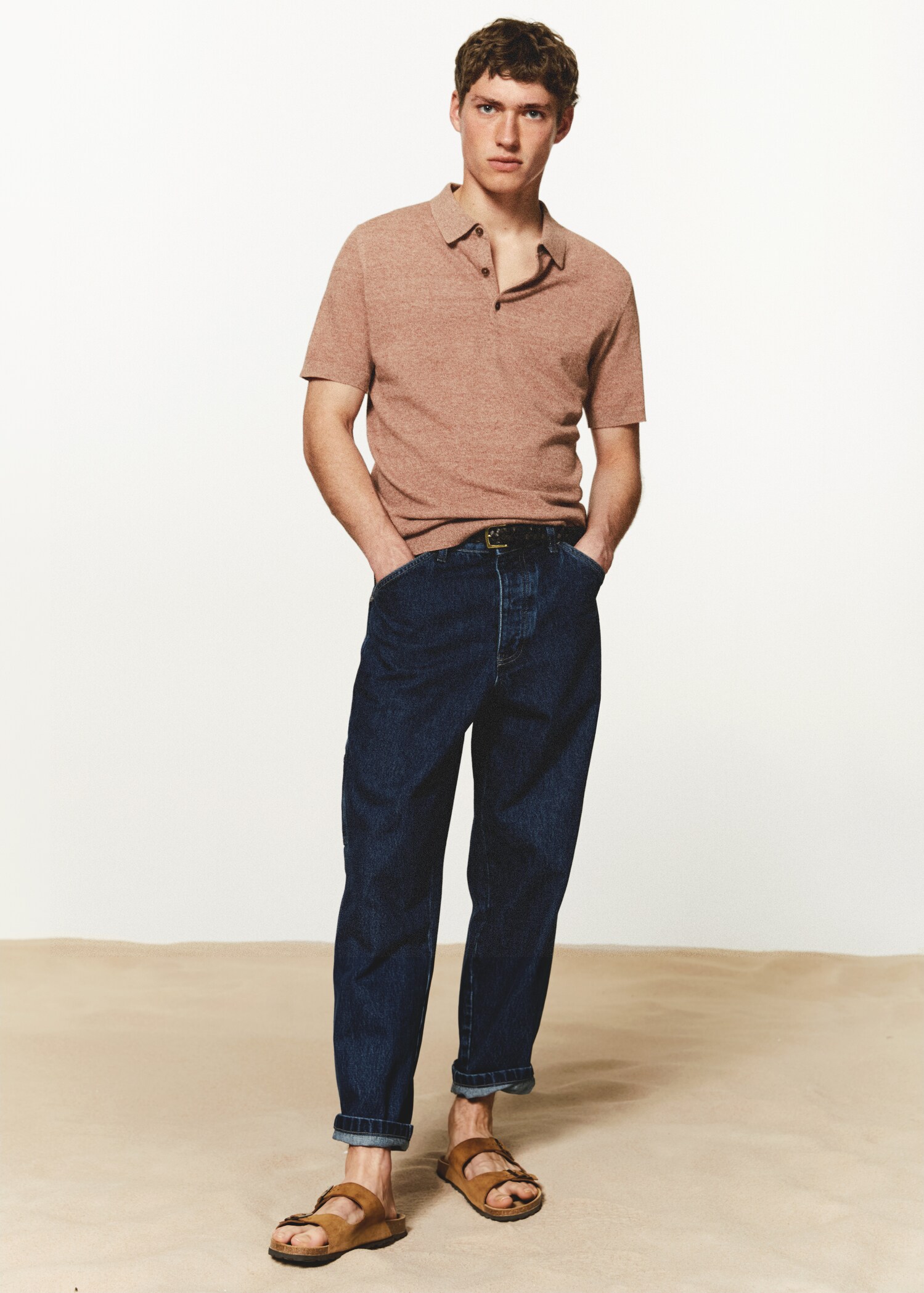 Loose-fit cropped carpenter jeans - Details of the article 9