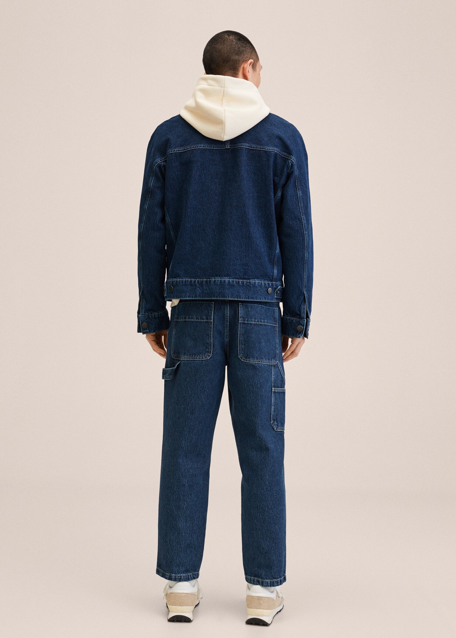 Loose-fit cropped carpenter jeans - Reverse of the article