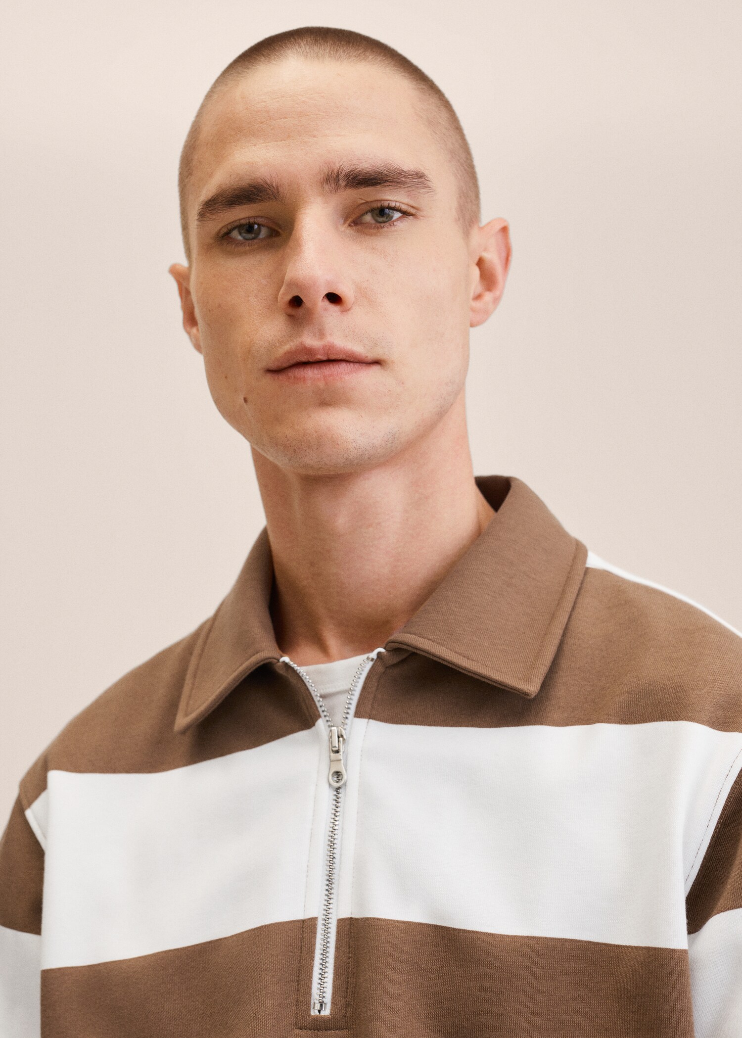 Sudadera polo rayas - Detalle del artículo 1