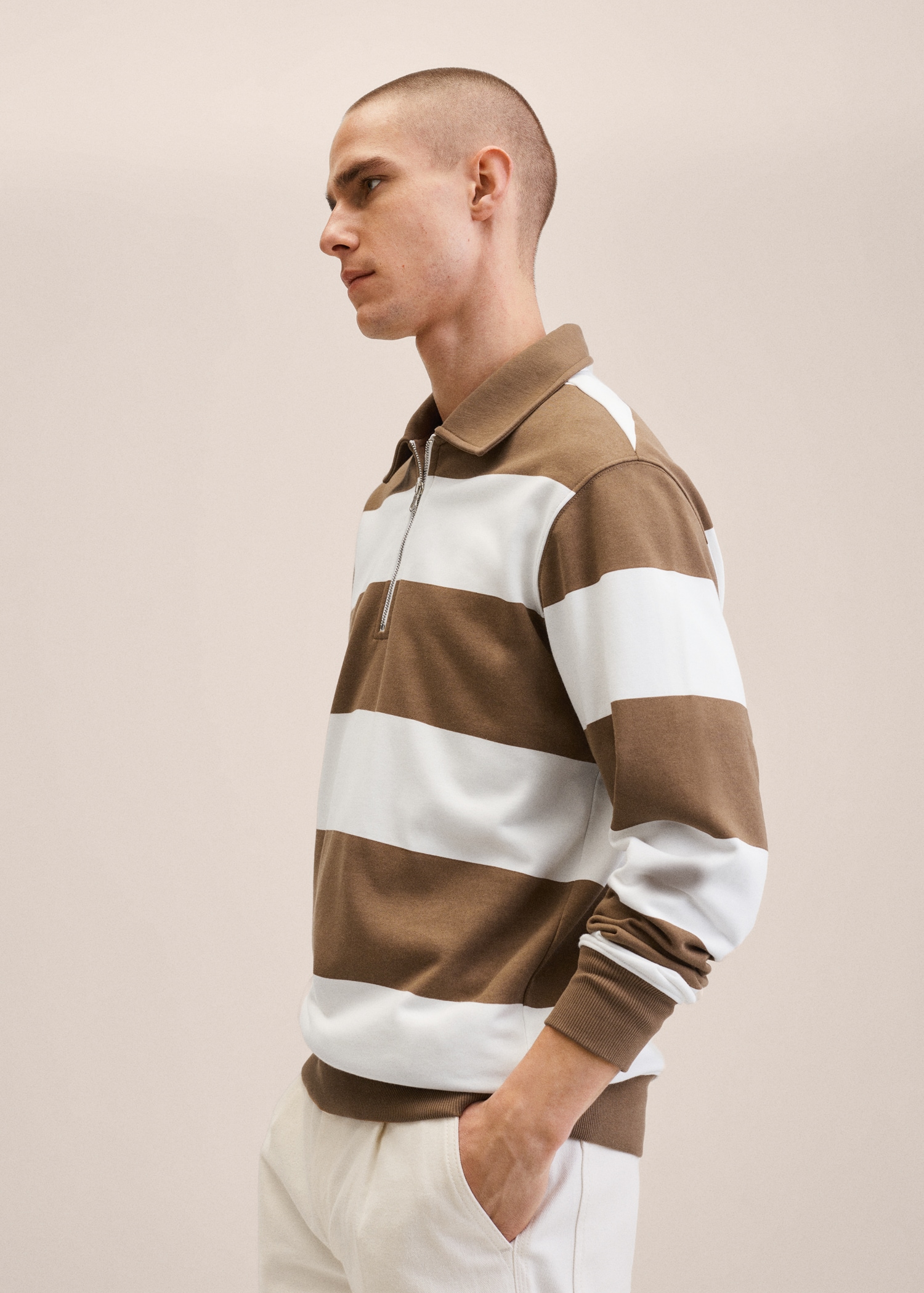 Sudadera polo rayas - Detalle del artículo 2