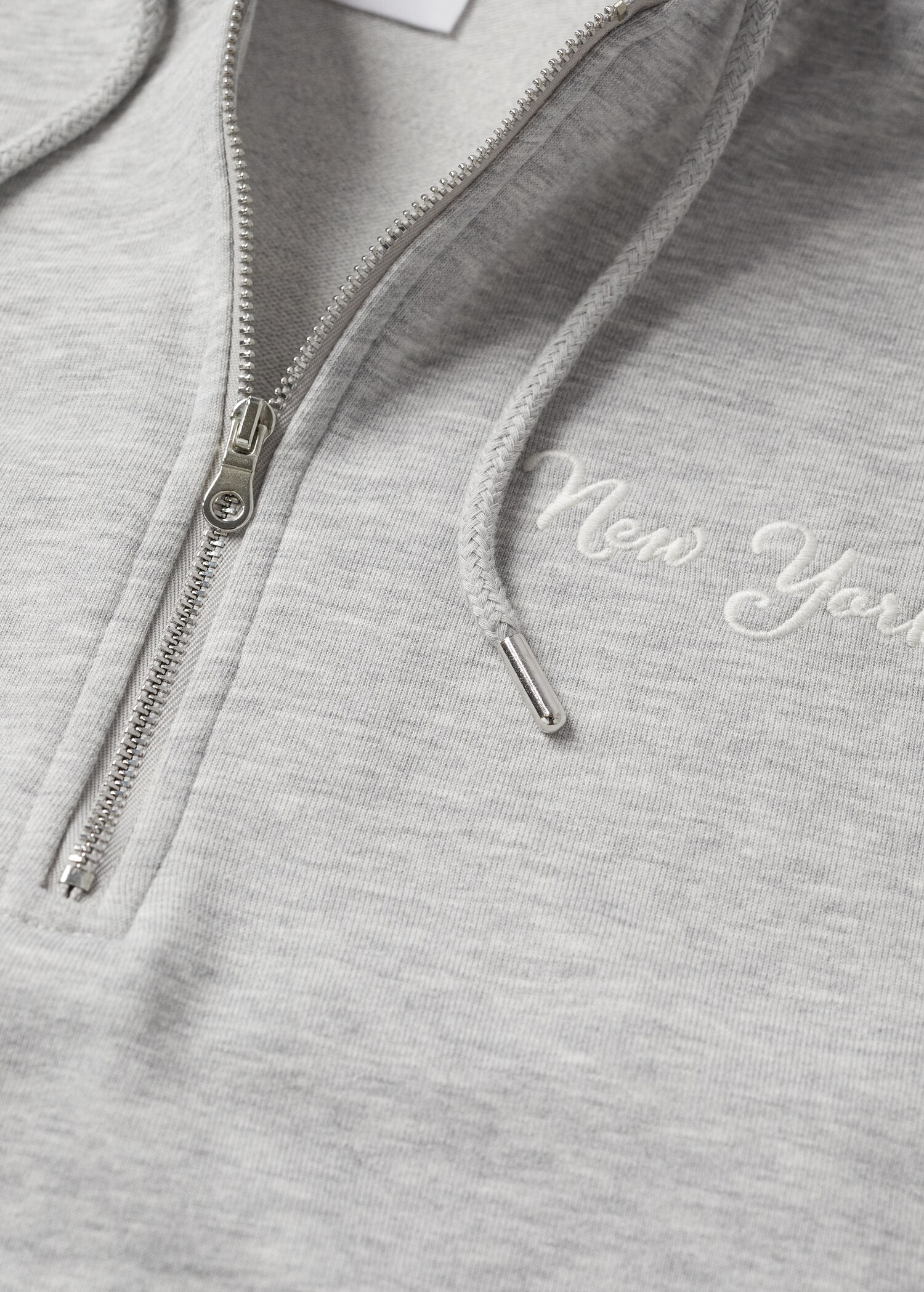 Message zip hood sweatshirt - Details of the article 8