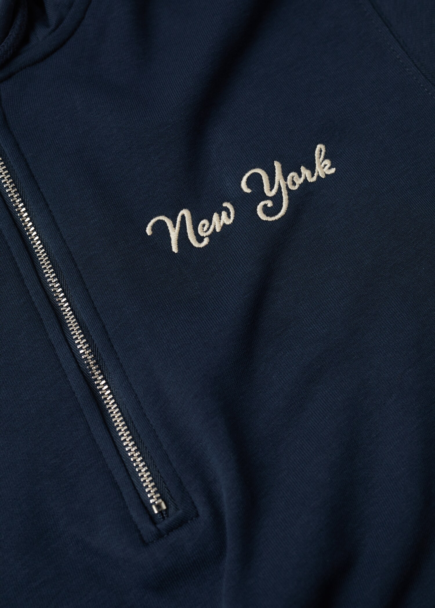 Zip embroidered sweatshirt - Details of the article 8