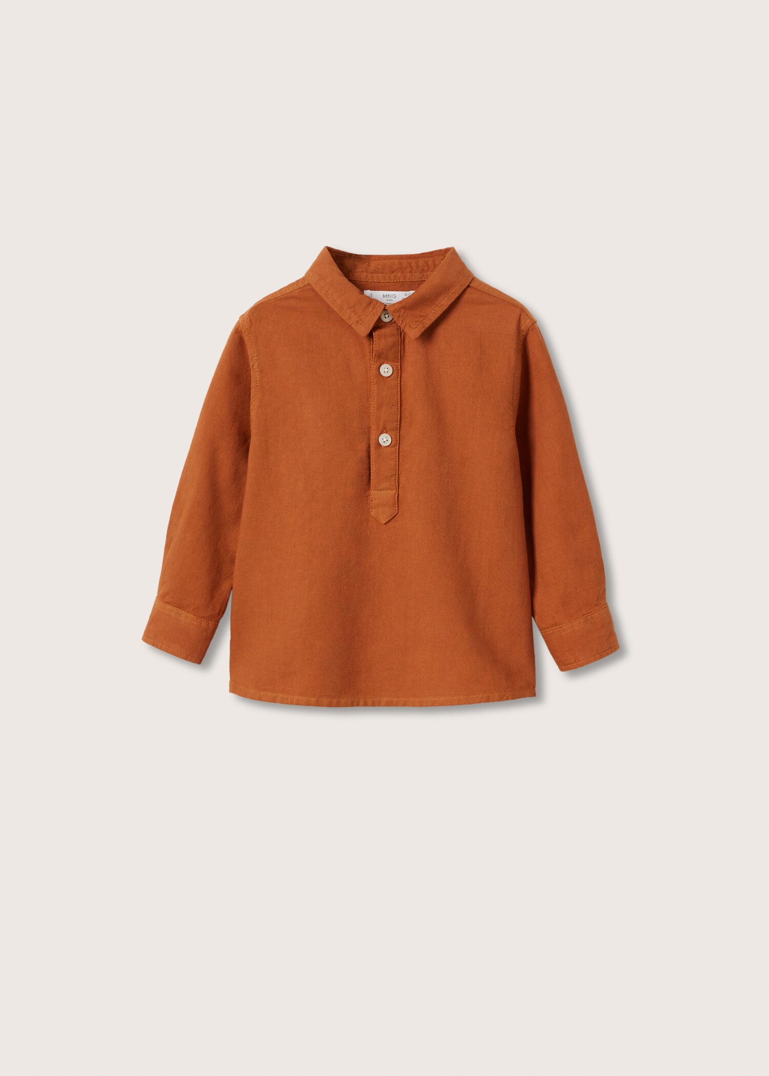 Camisa regular fit de algodão - Artigo sem modelo