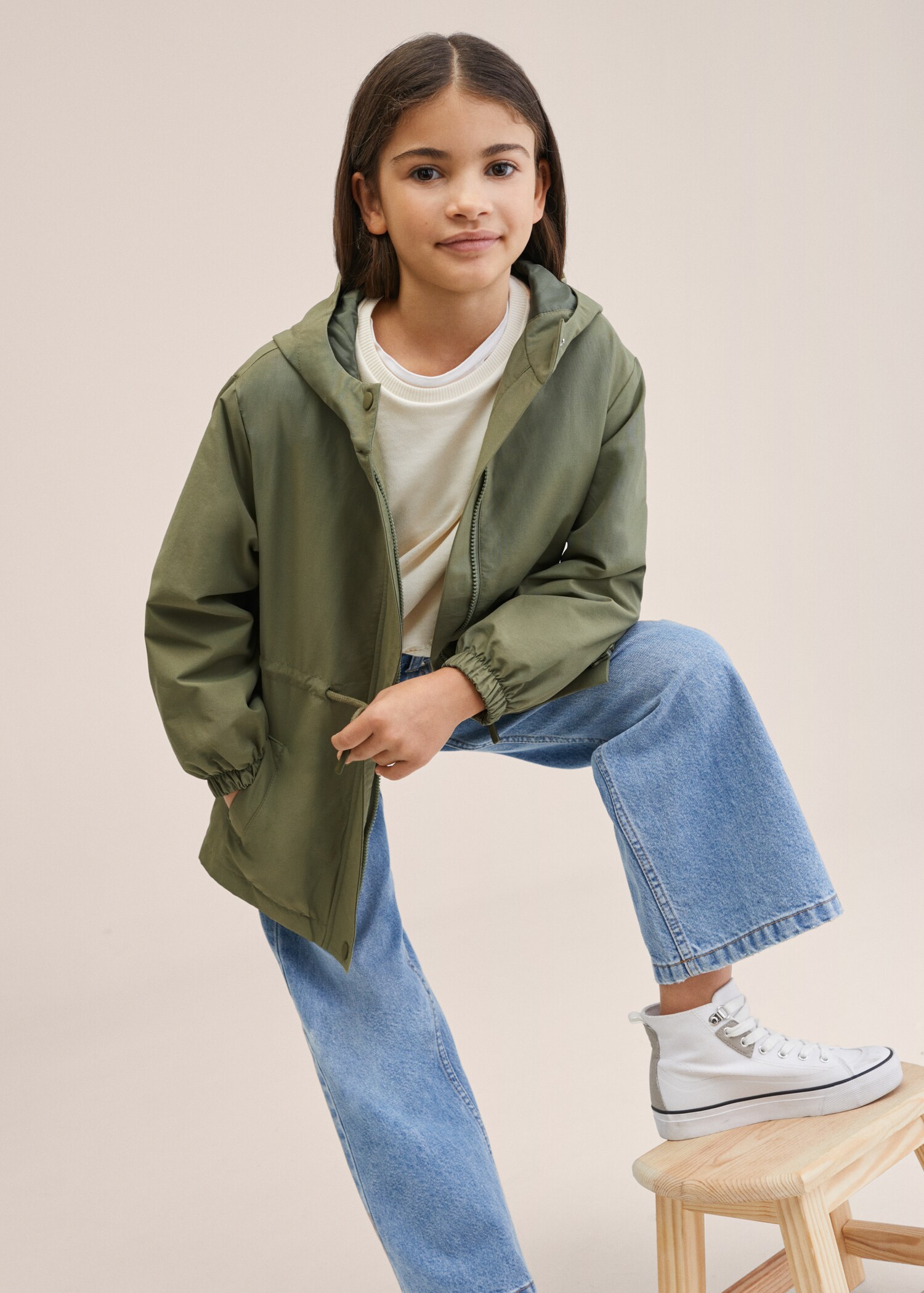 Parka tasche cappuccio - Piano medio