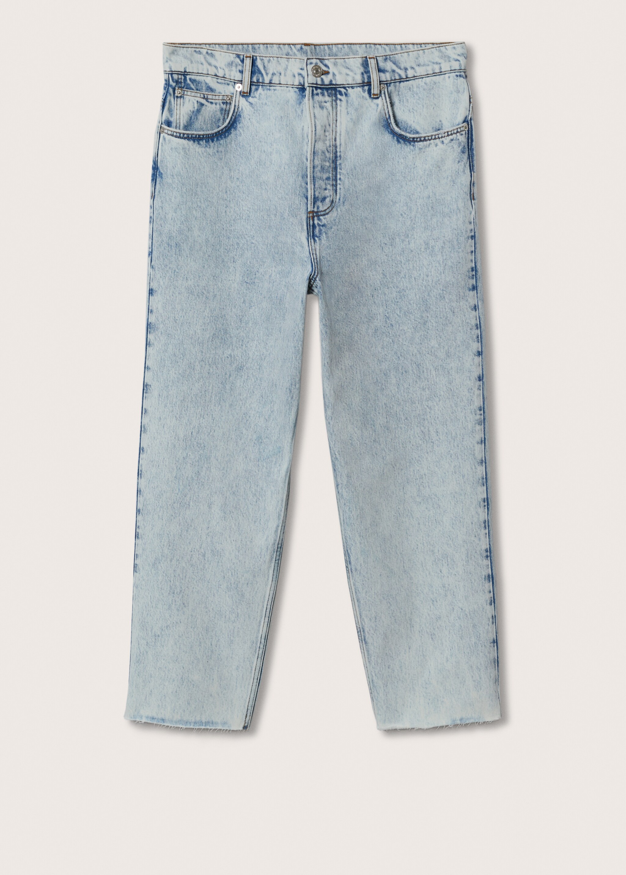 Tapered loose-fit cropped jeans  - Article without model
