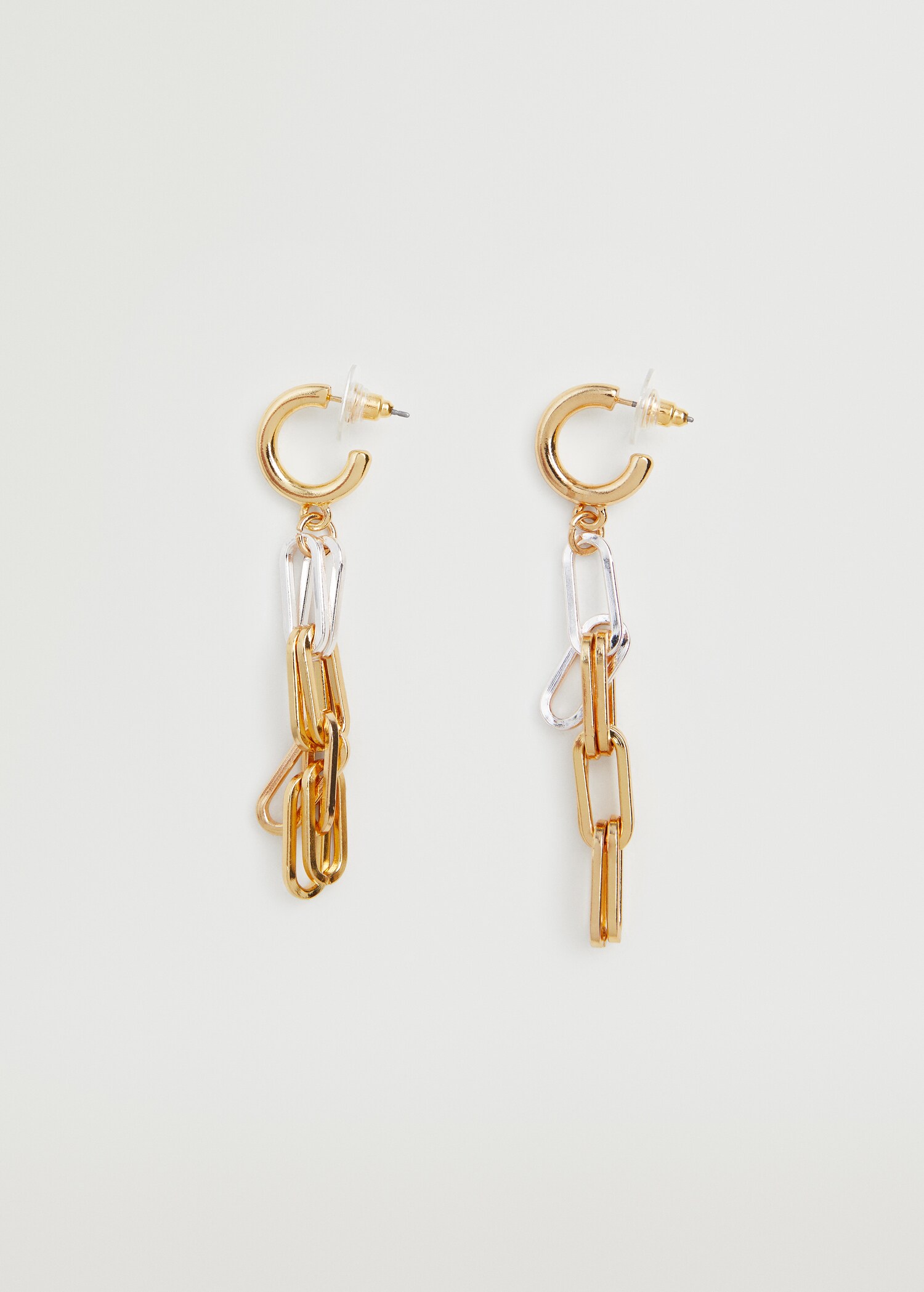Hoop pendant earrings - Article without model