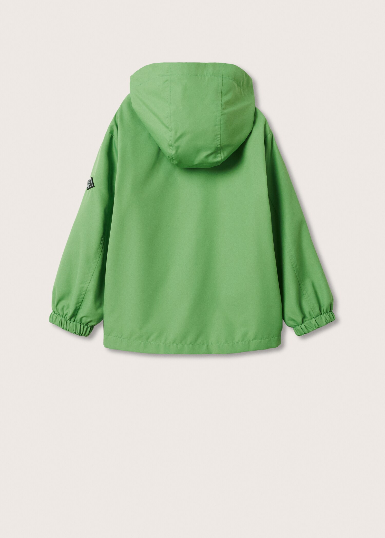 Hooded windbreaker jacket - Reverse of the article