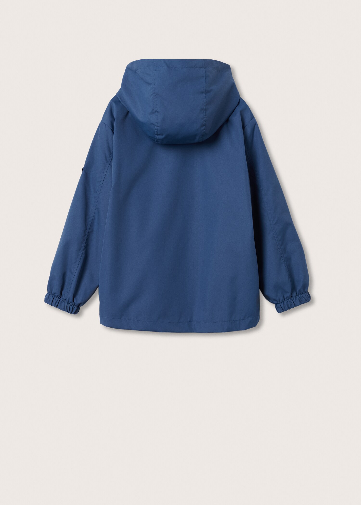 Hooded windbreaker jacket - Reverse of the article