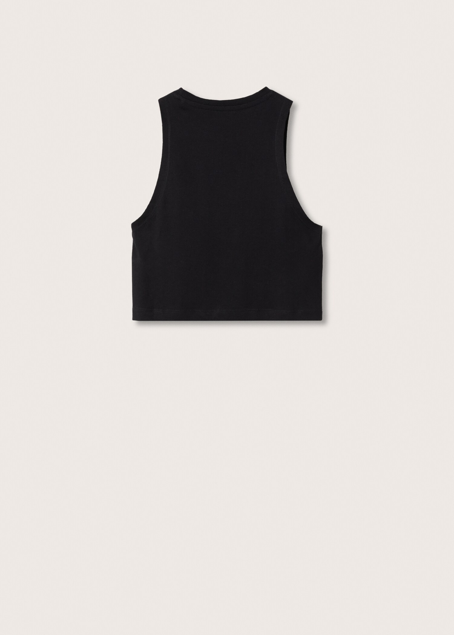 Camiseta crop mensaje - Reverso del artículo