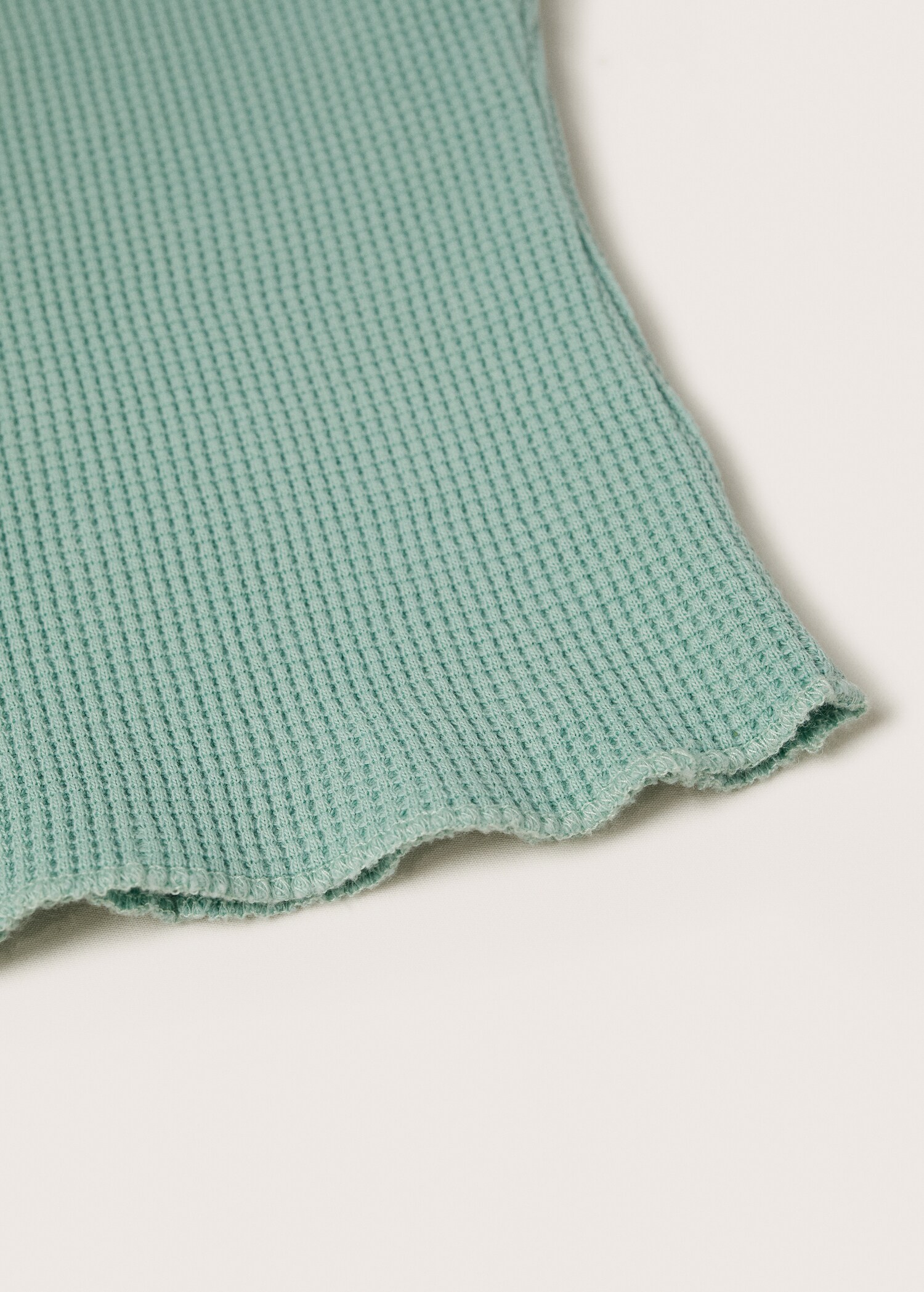 Faded fabric tank top - Details of the article 8