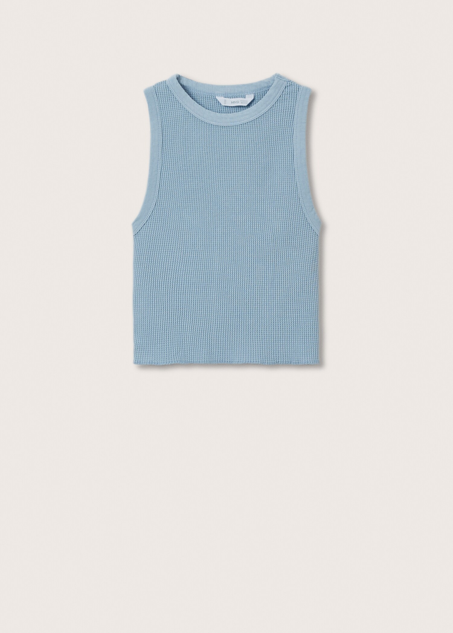 Faded fabric tank top - Article without model