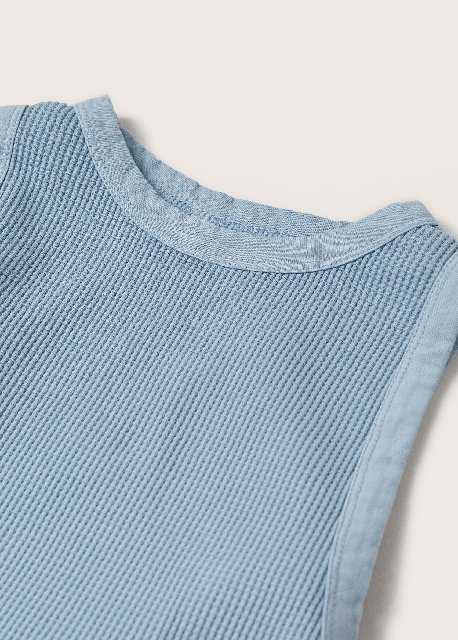 Faded fabric tank top - Details of the article 8