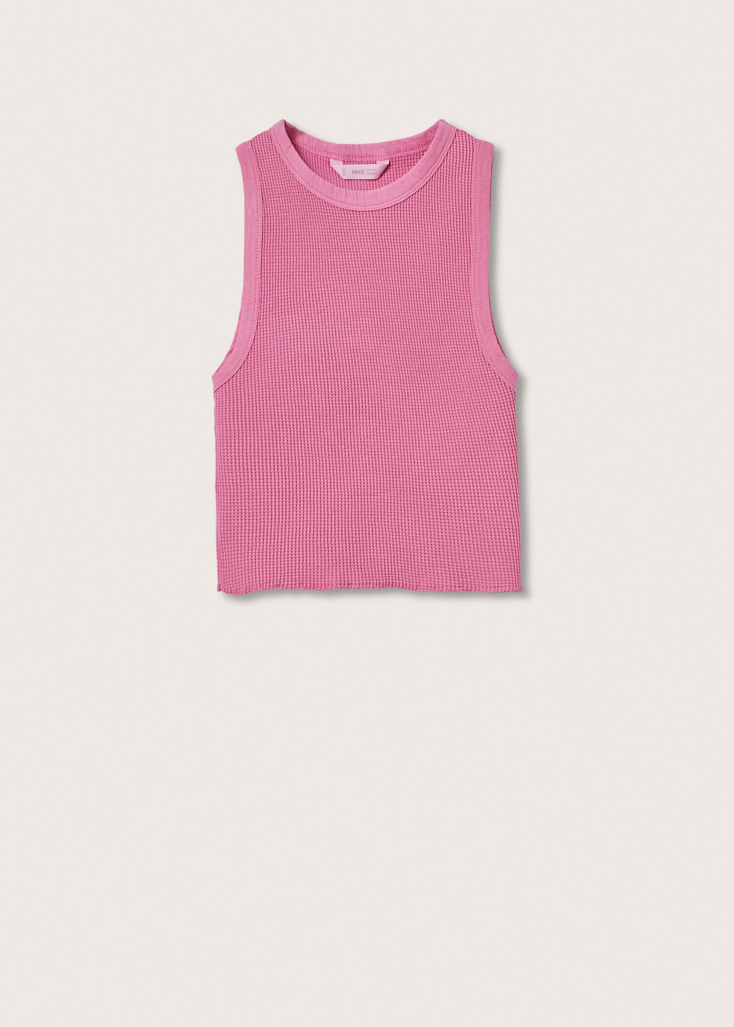 Faded fabric tank top - Article without model