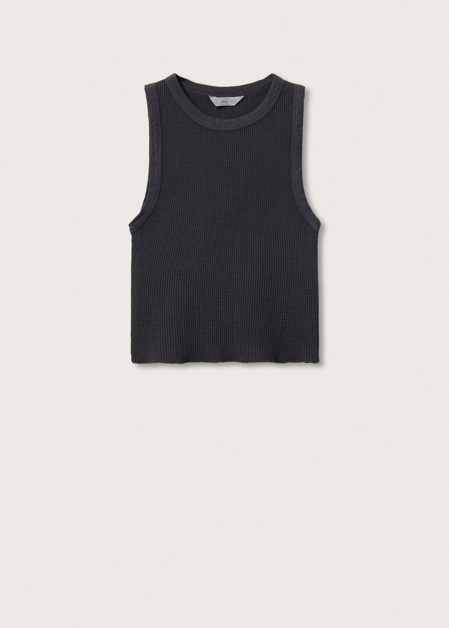 Faded fabric tank top - Article without model