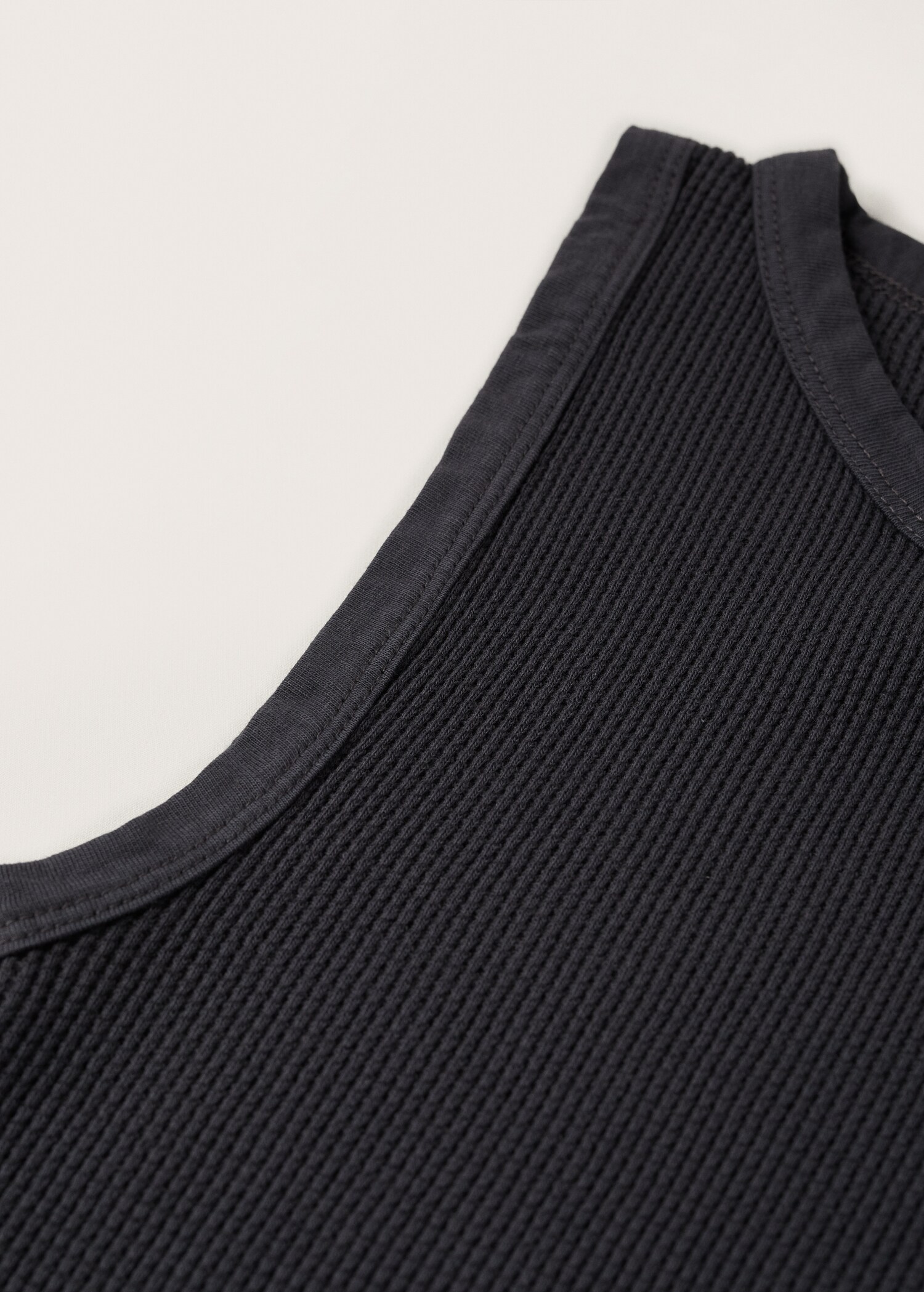 Faded fabric tank top - Details of the article 8