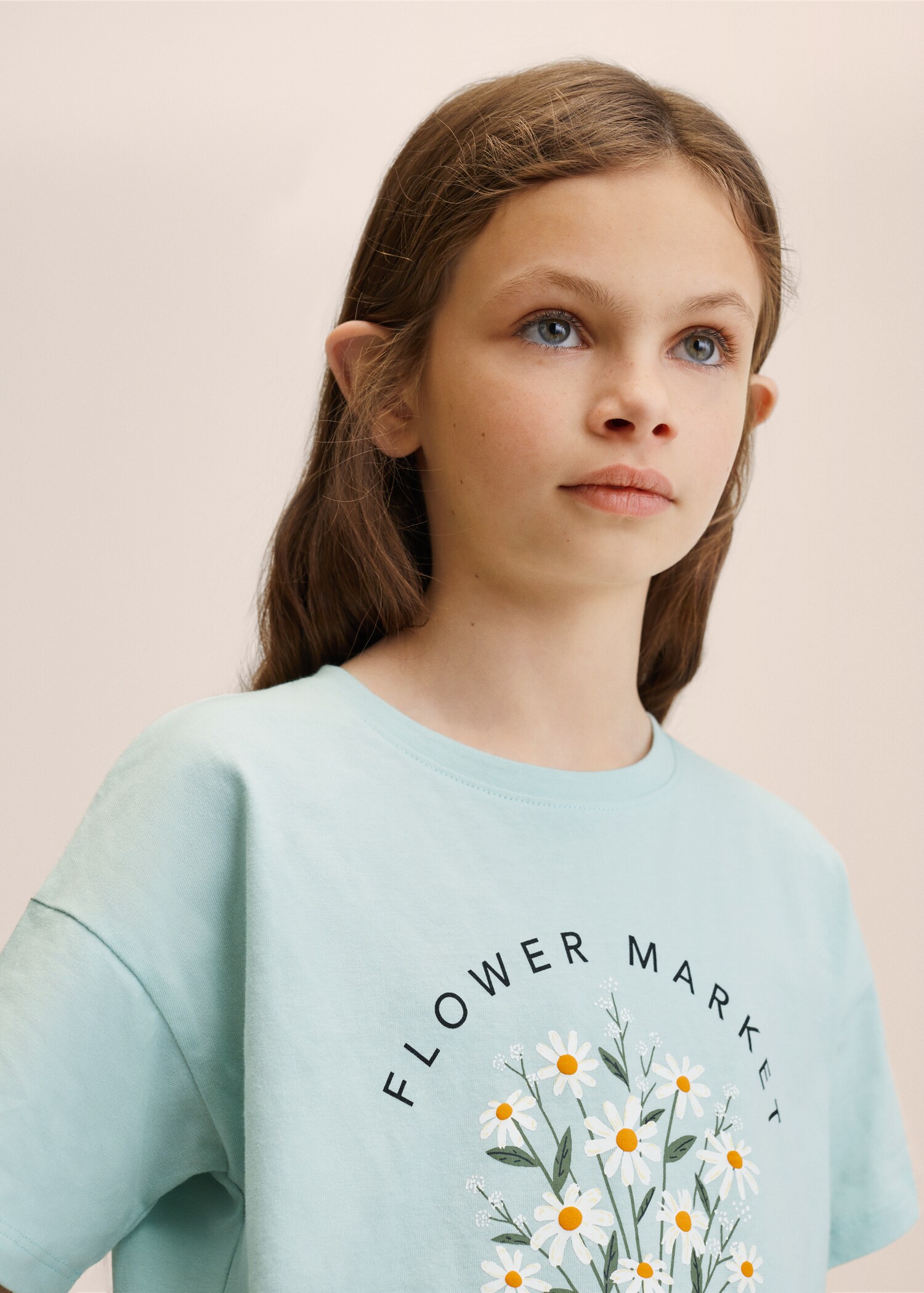 Floral cotton t-shirt - Details of the article 1