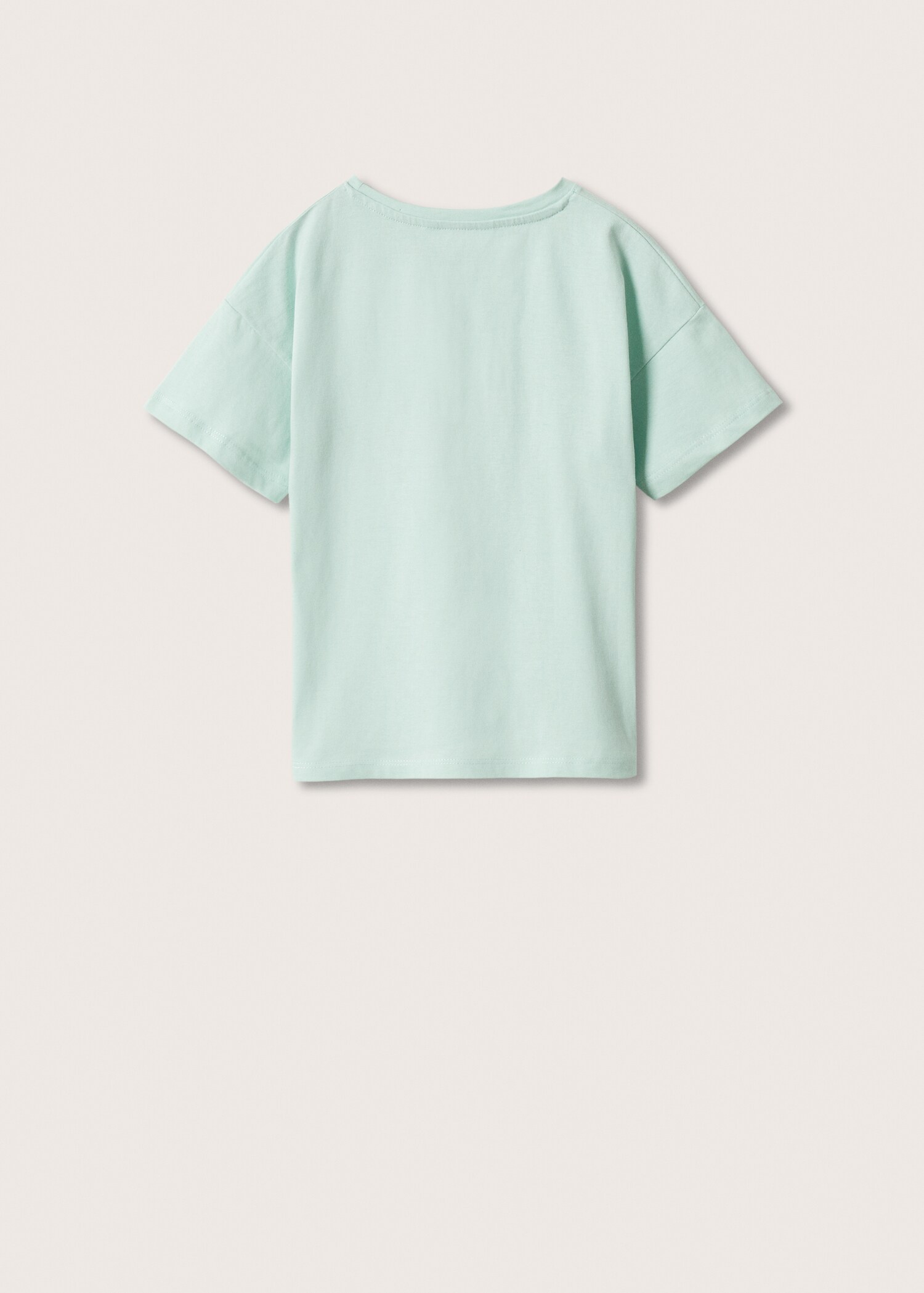 Floral cotton t-shirt - Reverse of the article