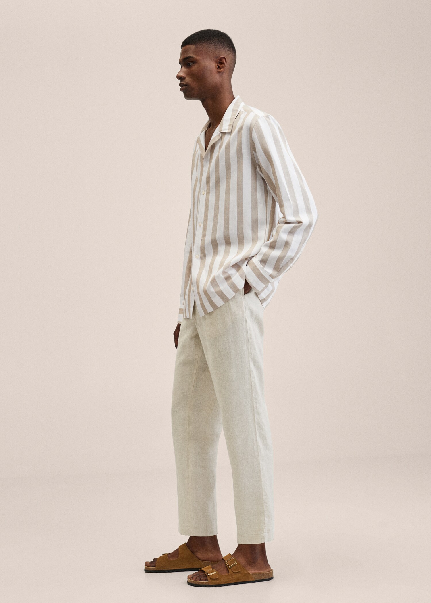 Striped bowling fluid shirt - Details of the article 1