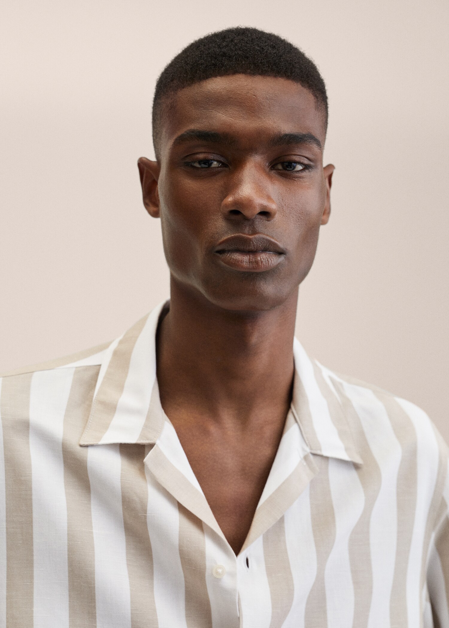 Striped bowling fluid shirt - Details of the article 2