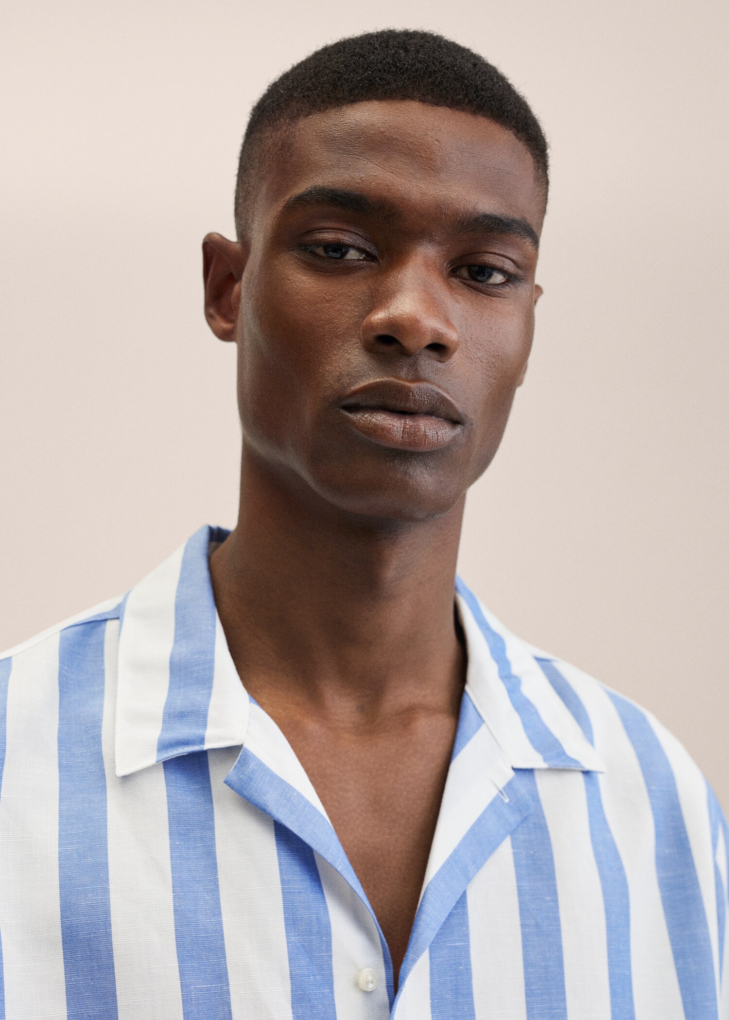 Striped bowling fluid shirt - Details of the article 1
