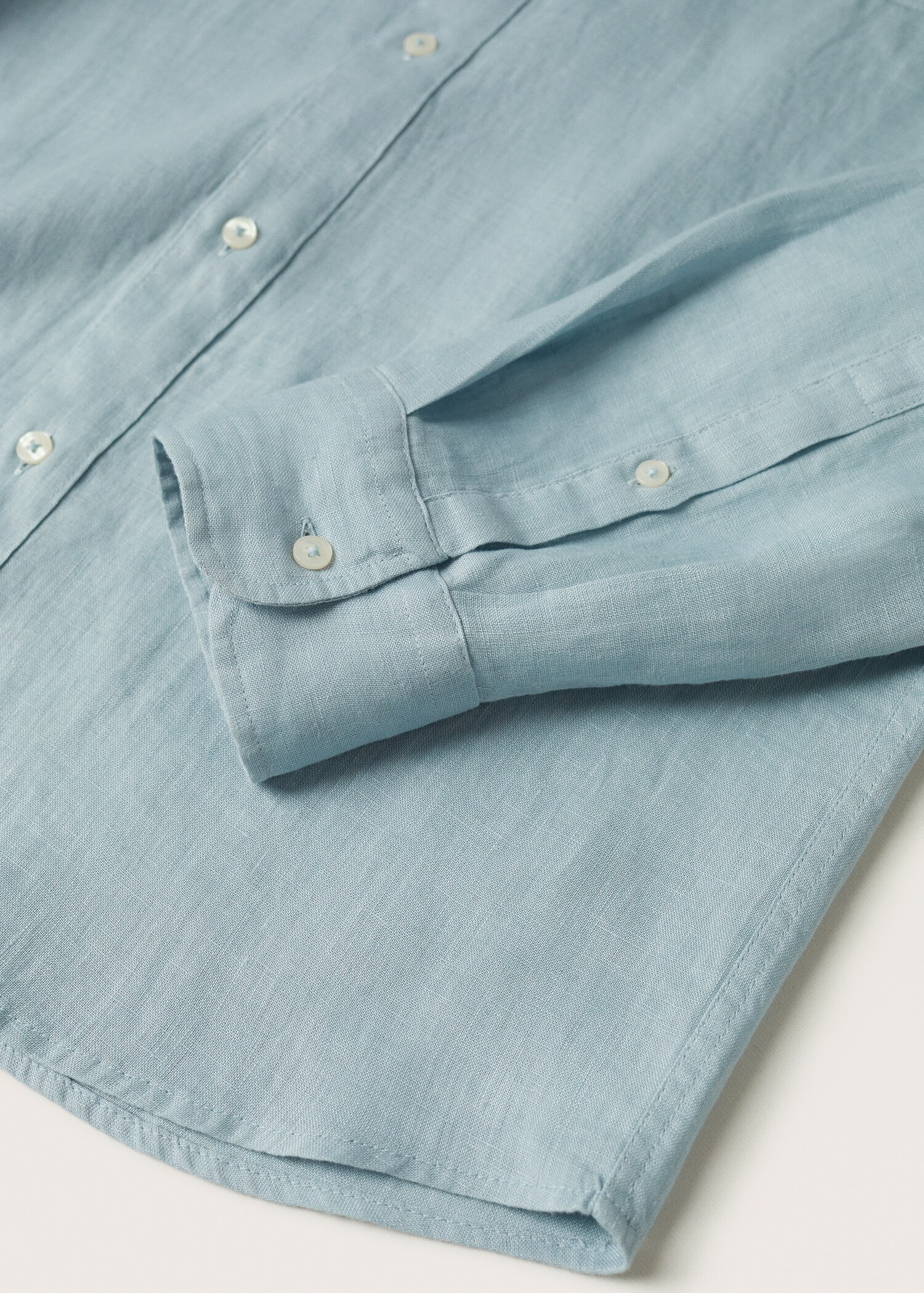 Camisa slim fit 100% lino - Detalle del artículo 7