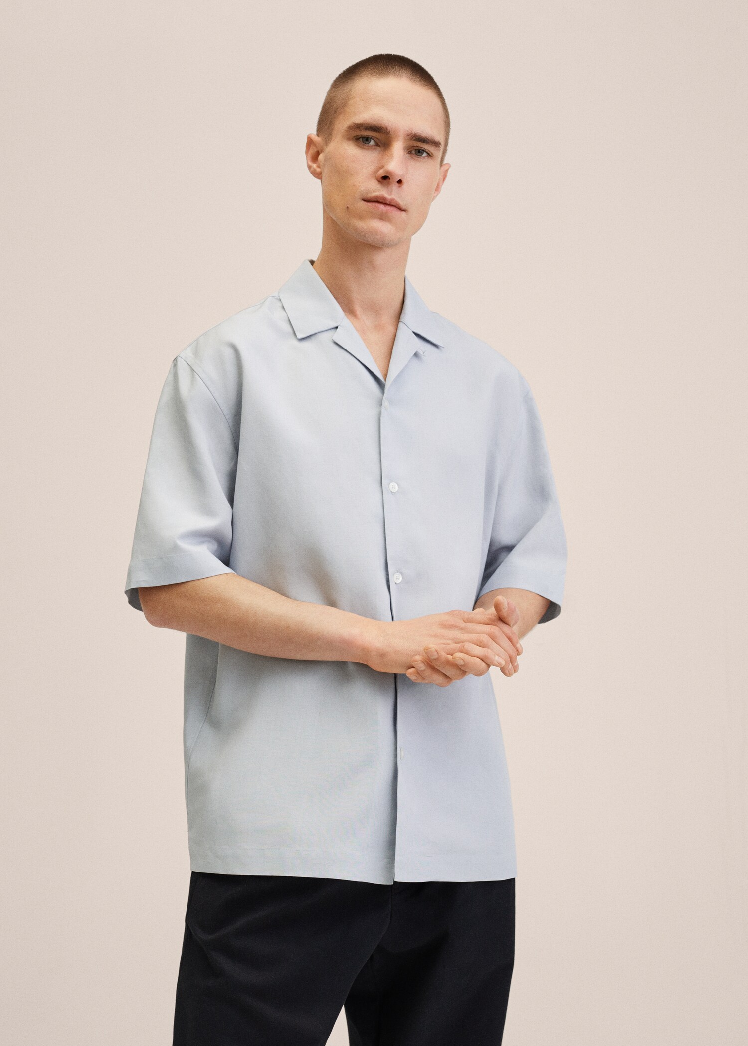 Camisa lyocell lino bowling - Plano medio