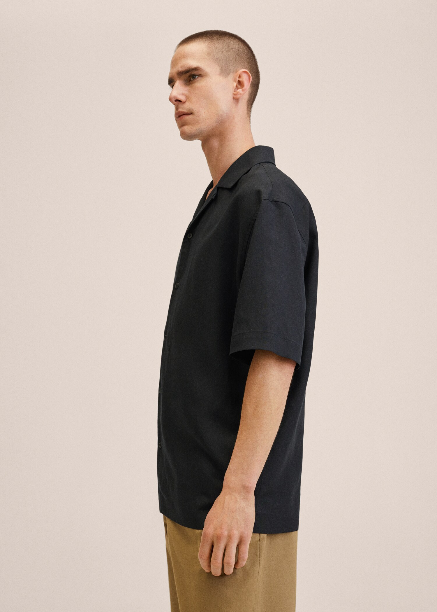 Camisa lyocell lino bowling - Detalle del artículo 2