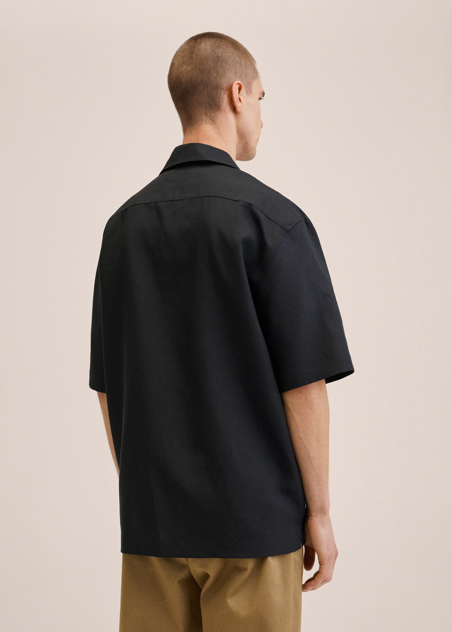 Camisa lyocell lino bowling - Reverso del artículo