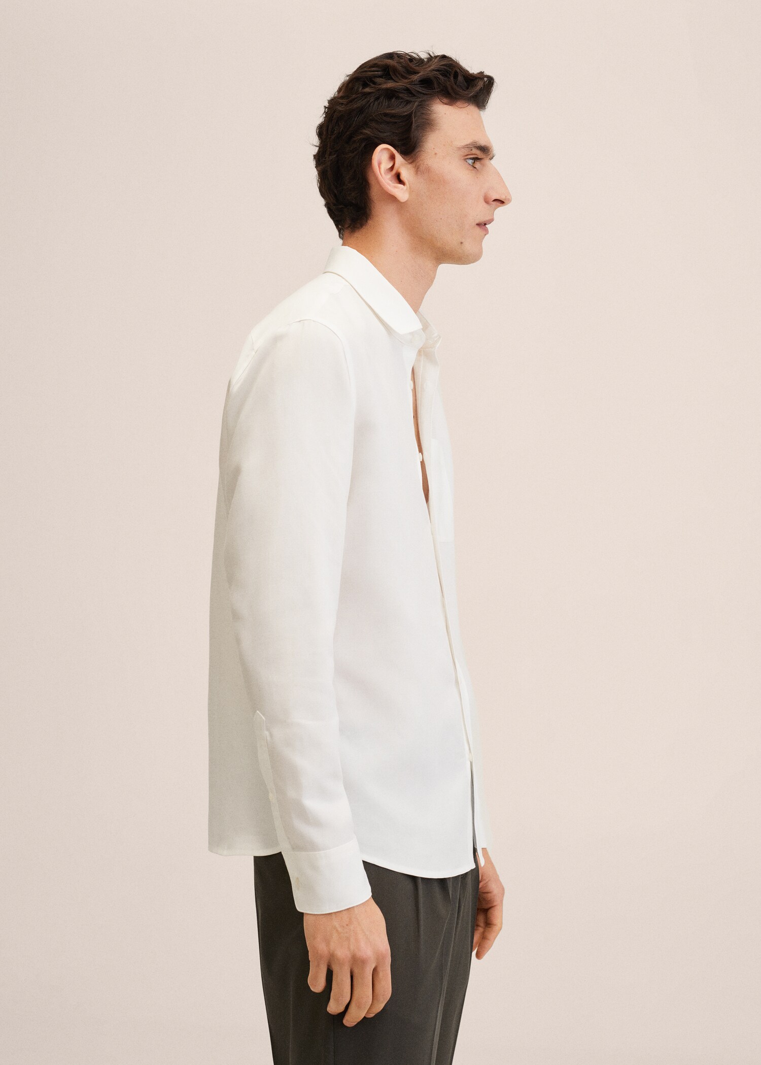 Camisa lyocell lino bolsillo - Detalle del artículo 2