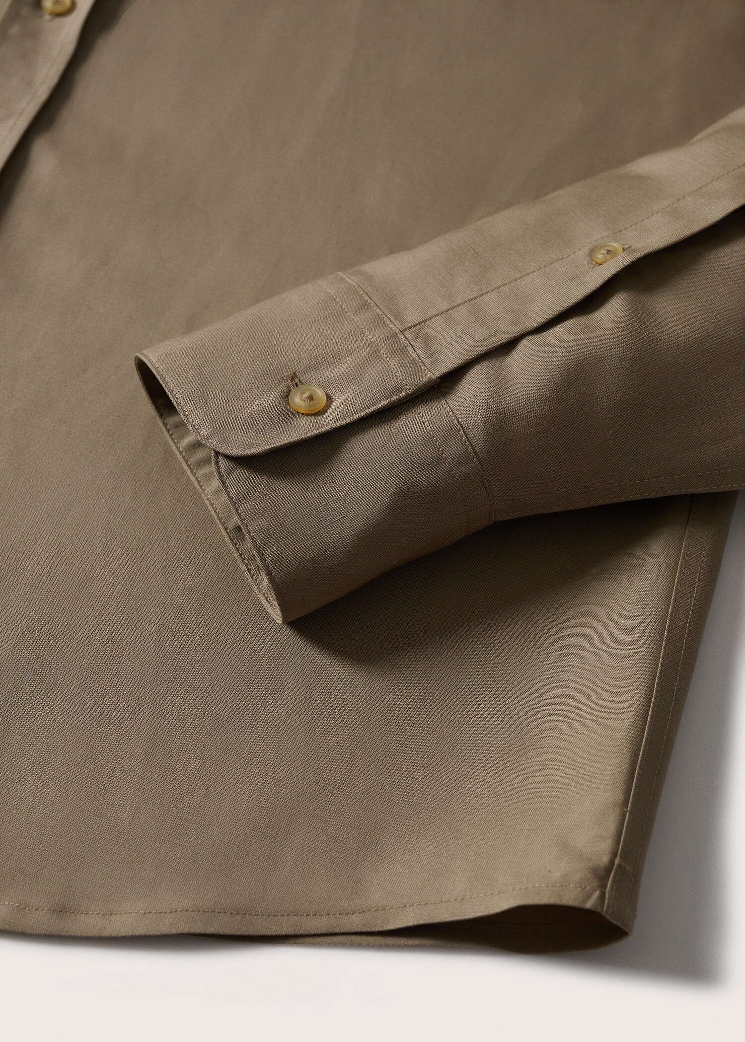 Camisa lyocell lino bolsillo - Detalle del artículo 7