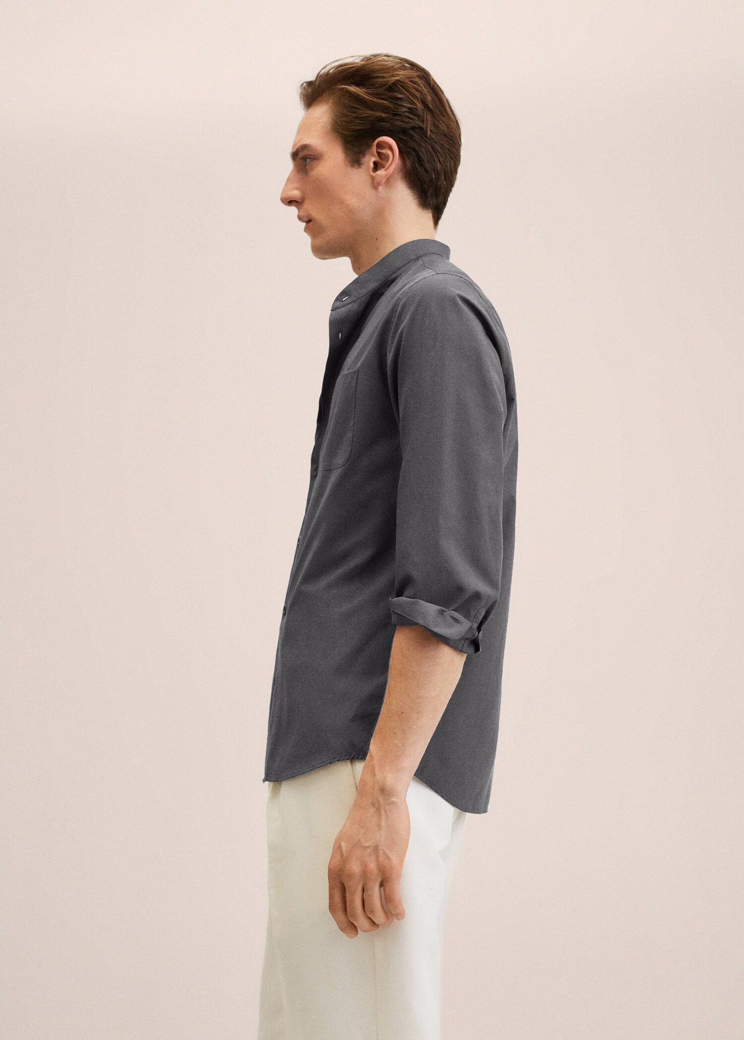 Chemise Lyocell lin col mao - Détail de l'article 2