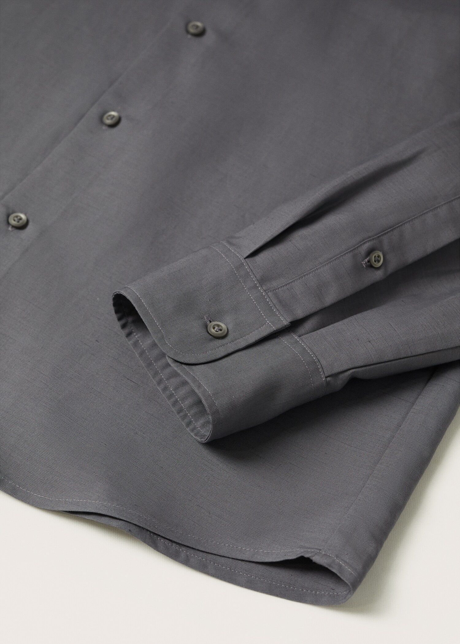 Chemise Lyocell lin col mao - Détail de l'article 7