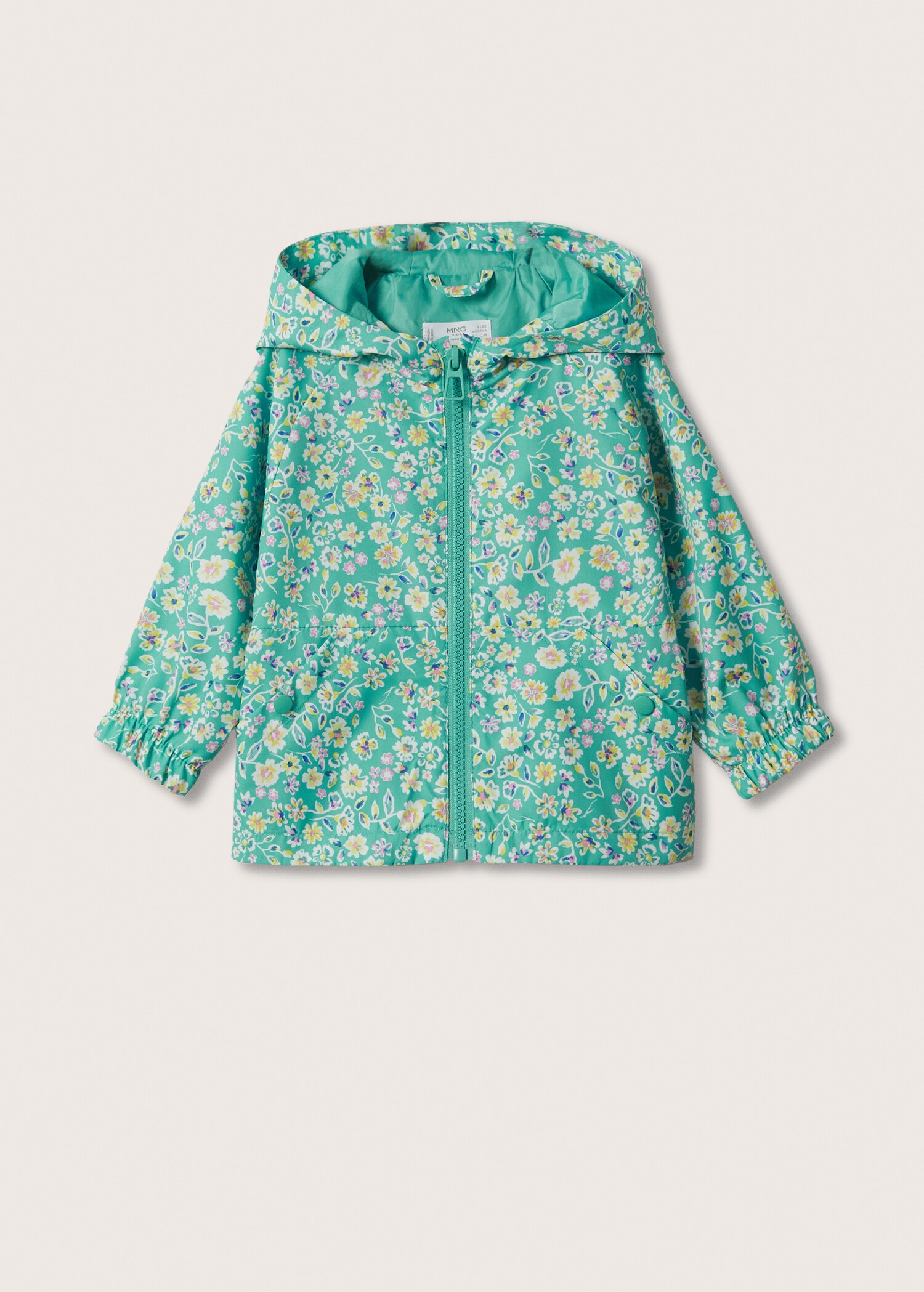 Hooded printed jacket - Article without model