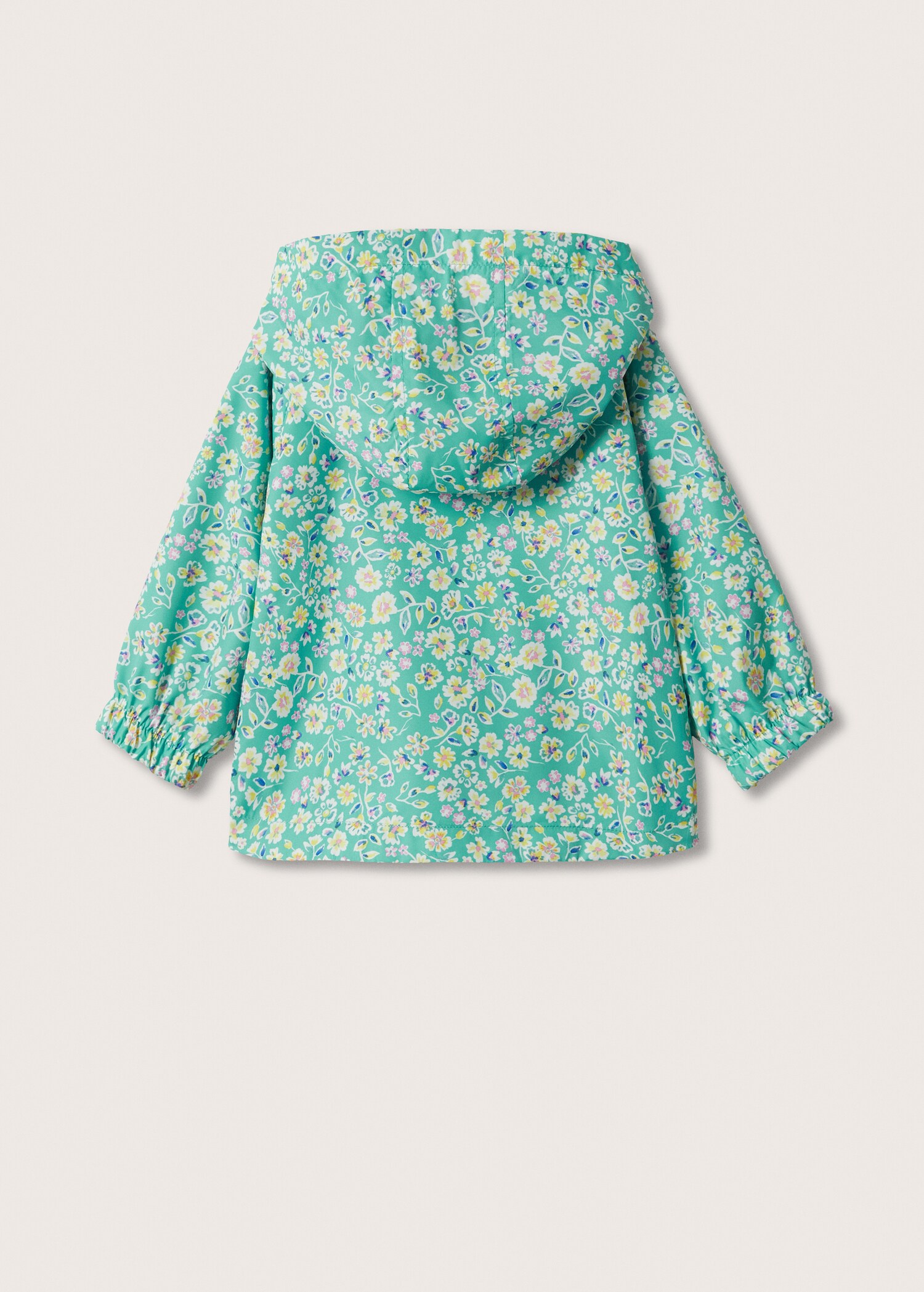Hooded printed jacket - Reverse of the article